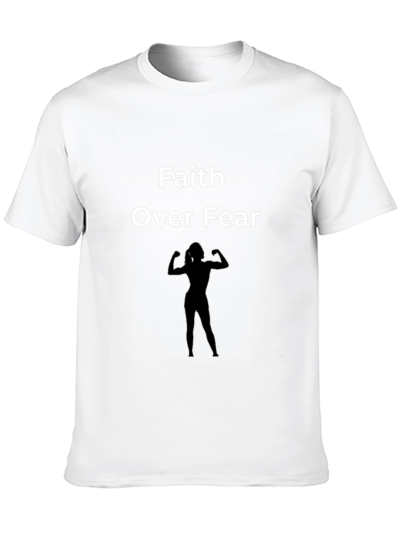 Faith Over Fear Graphic Tee - Black Unisex T-Shirt