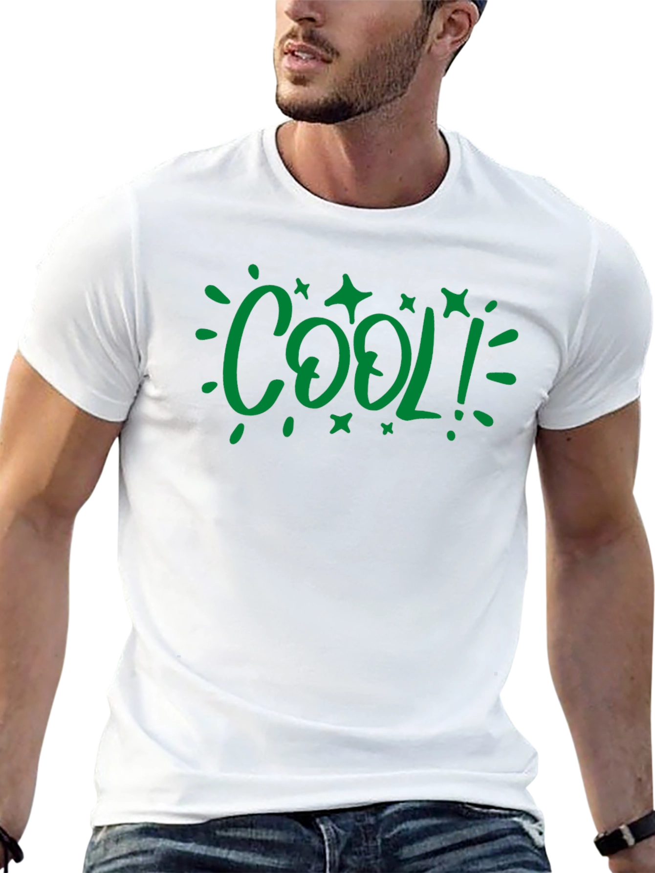 Cool Graphic Tee - Soft Cotton Black T-Shirt