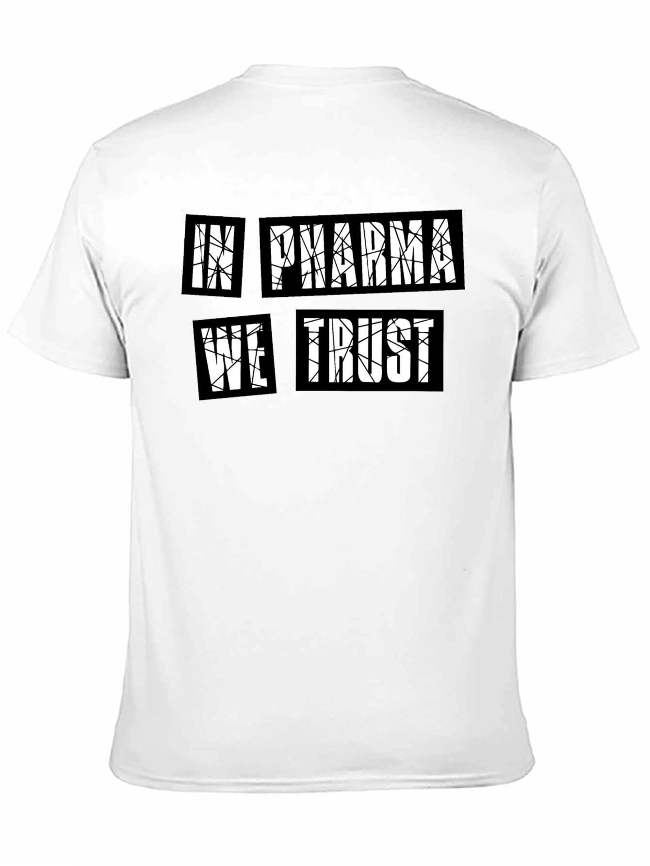 In Pharma We Trust Black Graphic T-Shirt