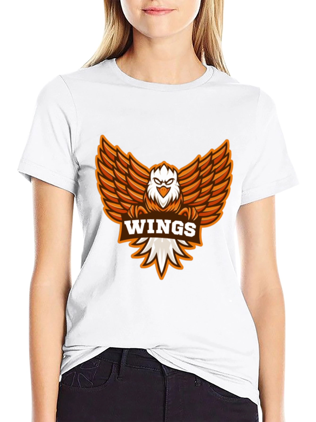Wings Eagle Graphic T-Shirt