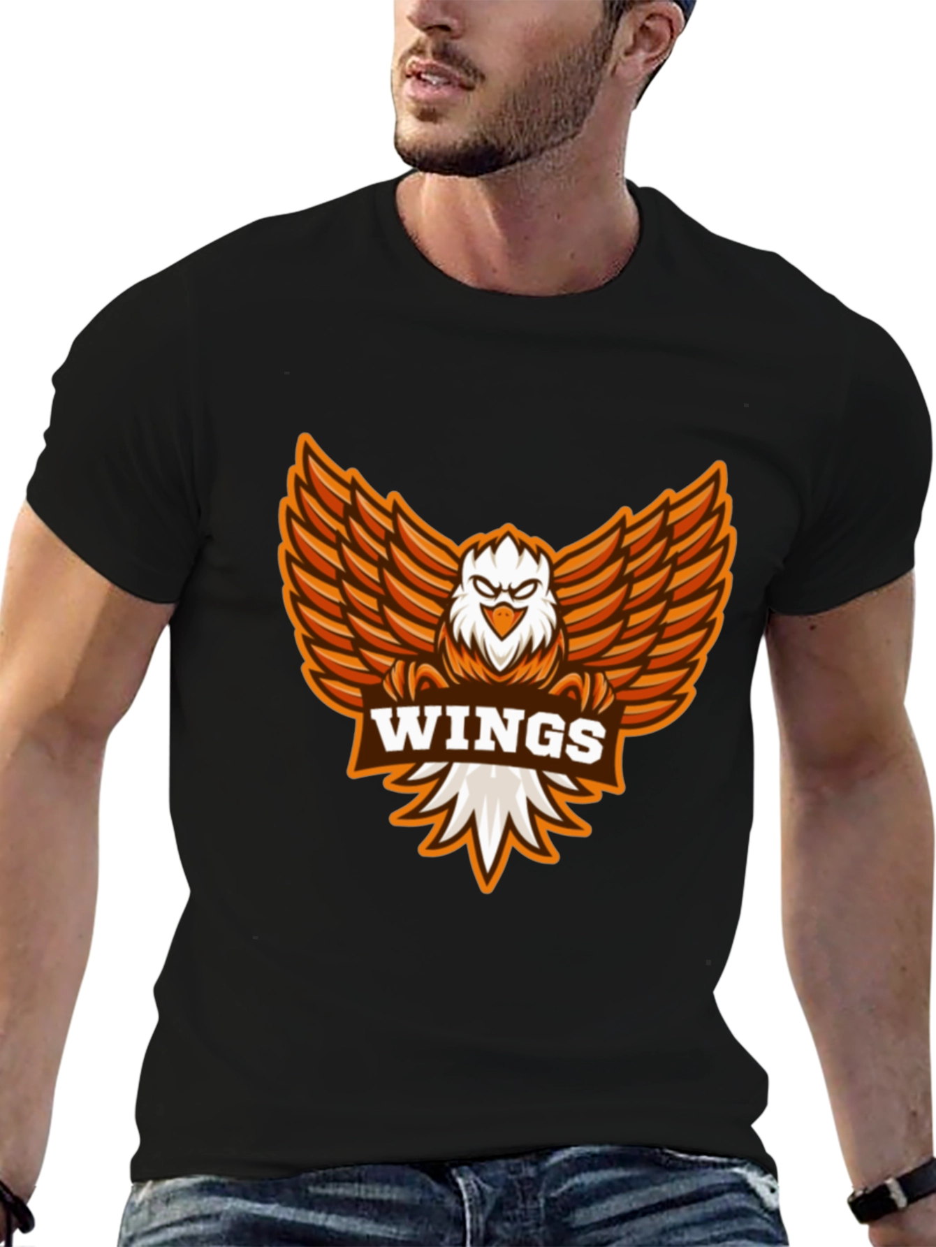 Wings Eagle Graphic T-Shirt