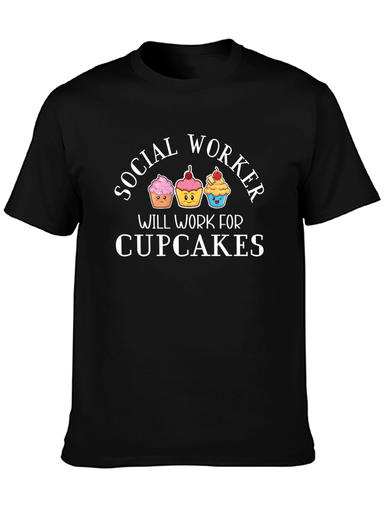 Social Worker Cupcake T-Shirt