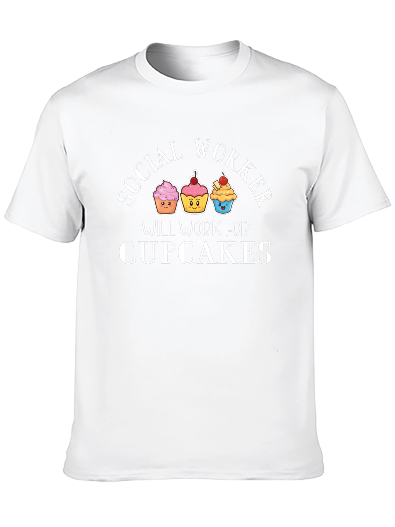 Social Worker Cupcake T-Shirt