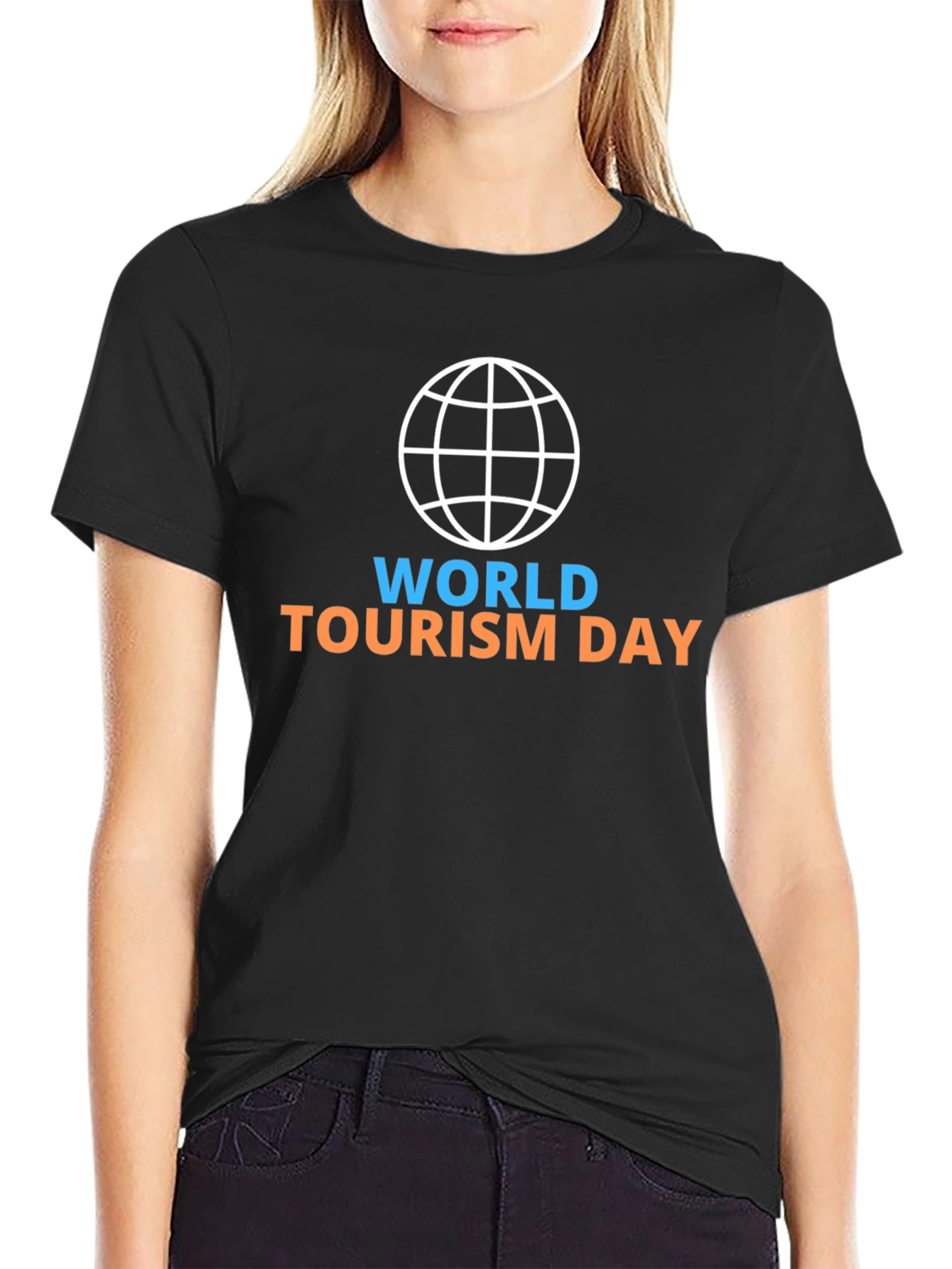 World Tourism Day Black T-Shirt