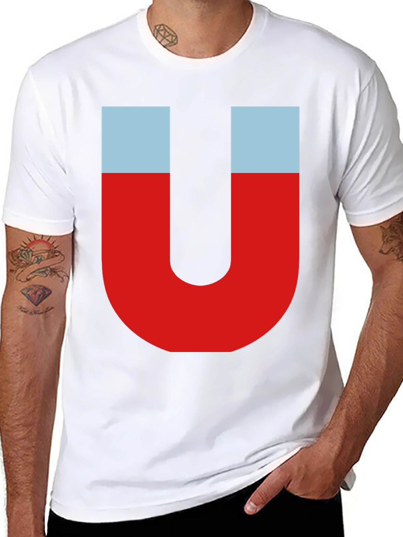 Novelty Magnet T-Shirt - Geeky Graphic Tee
