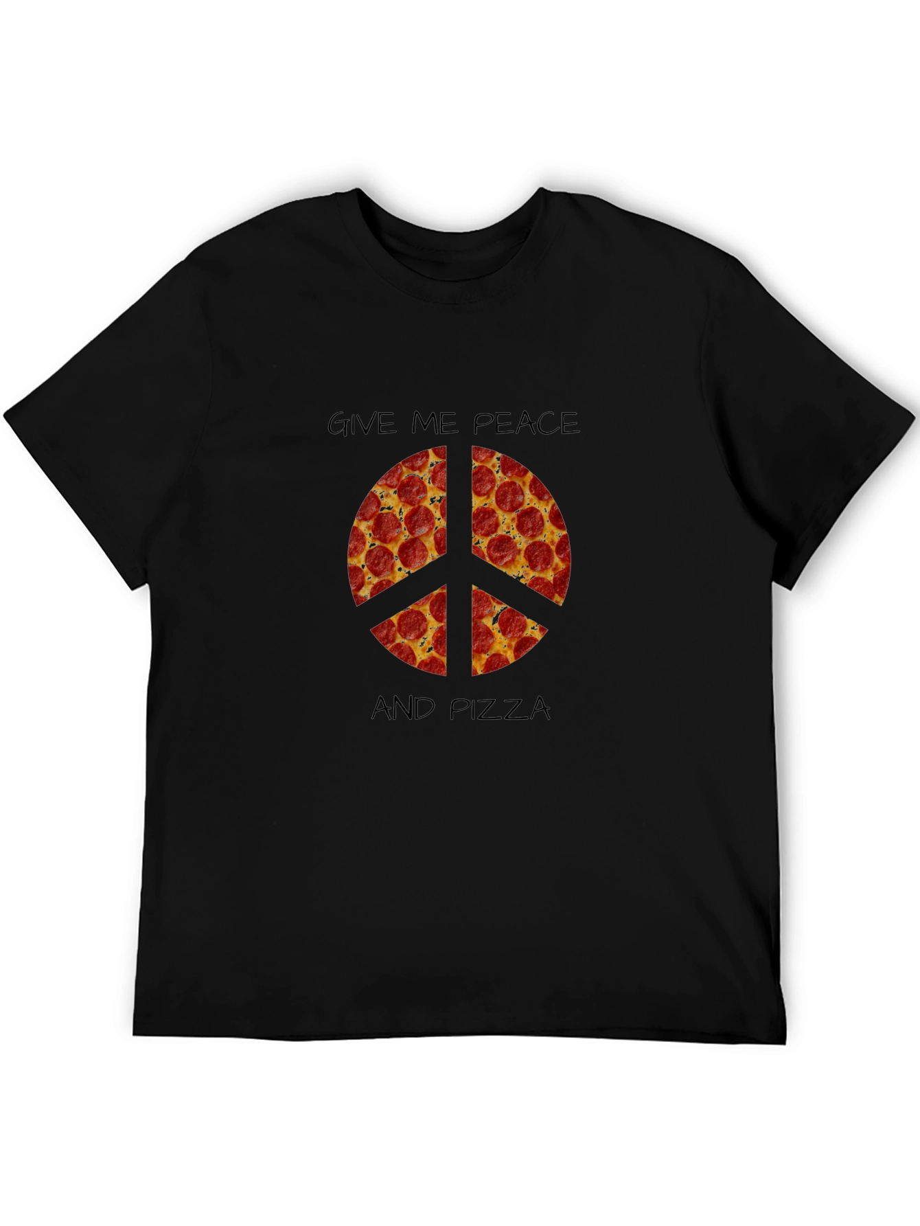 Peace and Pizza Graphic Tee