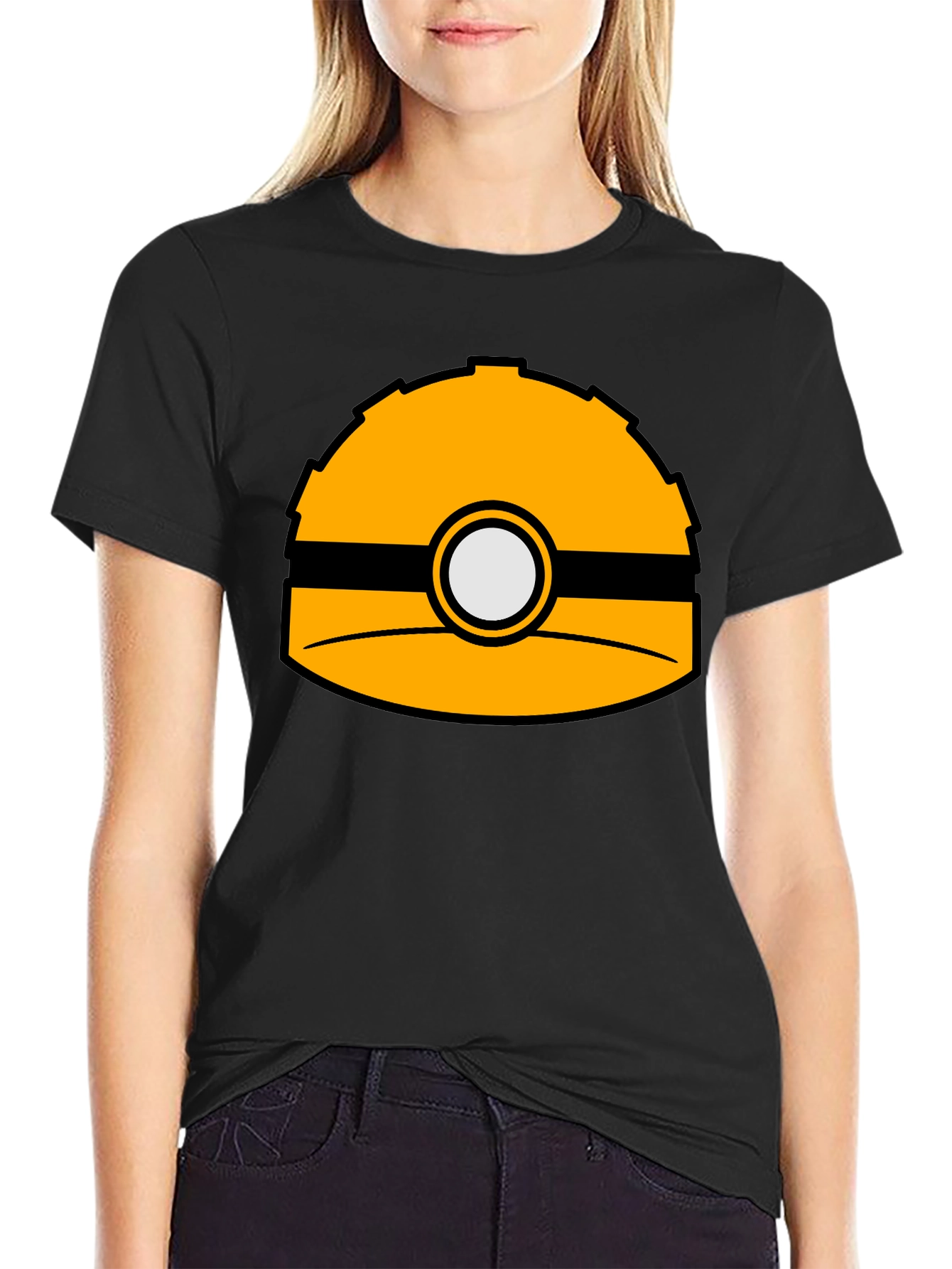 Construction Worker Hard Hat Graphic Tee
