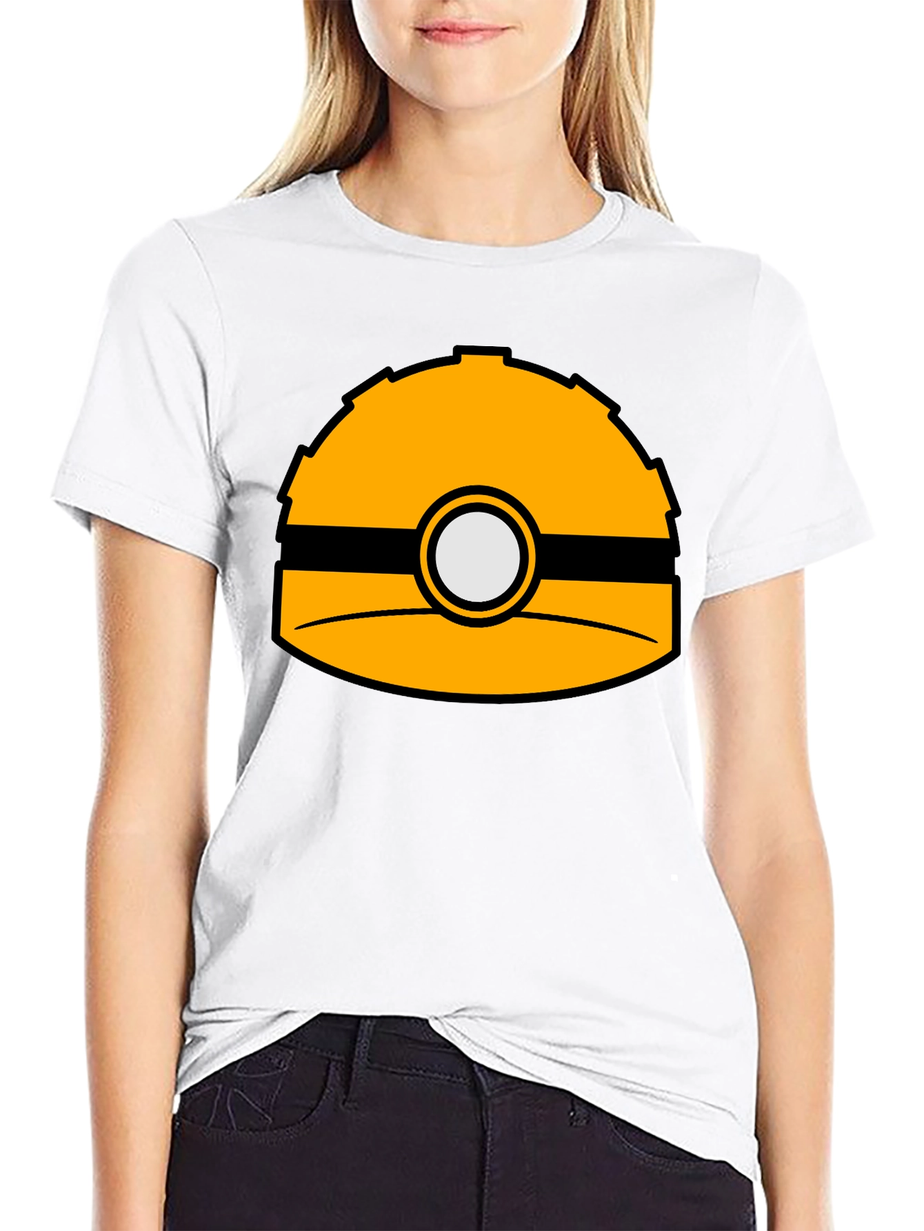 Construction Worker Hard Hat Graphic Tee