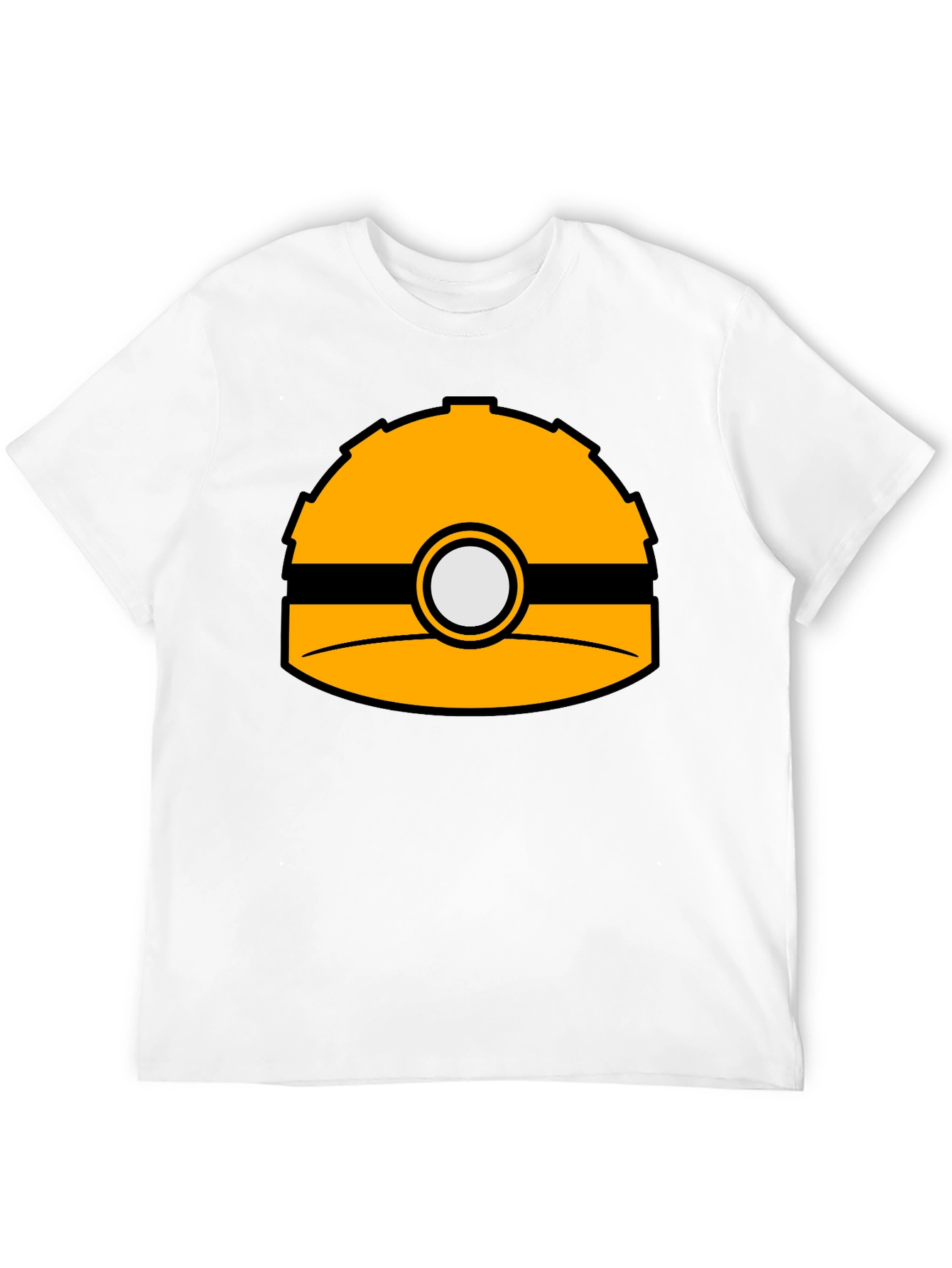 Construction Worker Hard Hat Graphic Tee
