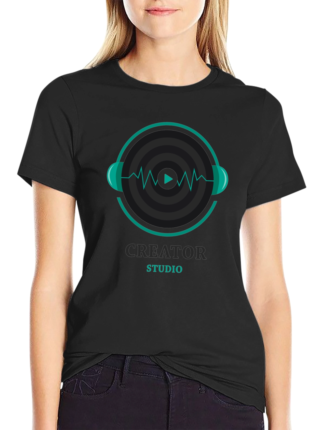 Creator Studio Graphic T-Shirt - Black