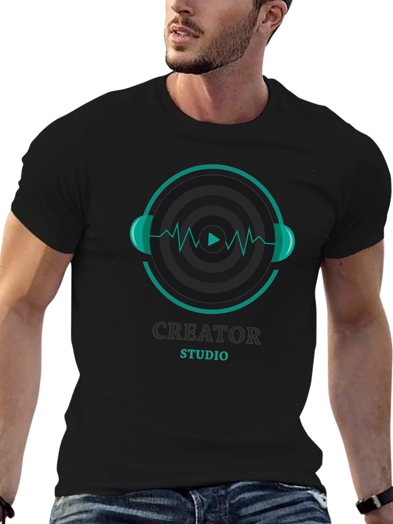 Creator Studio Graphic T-Shirt - Black