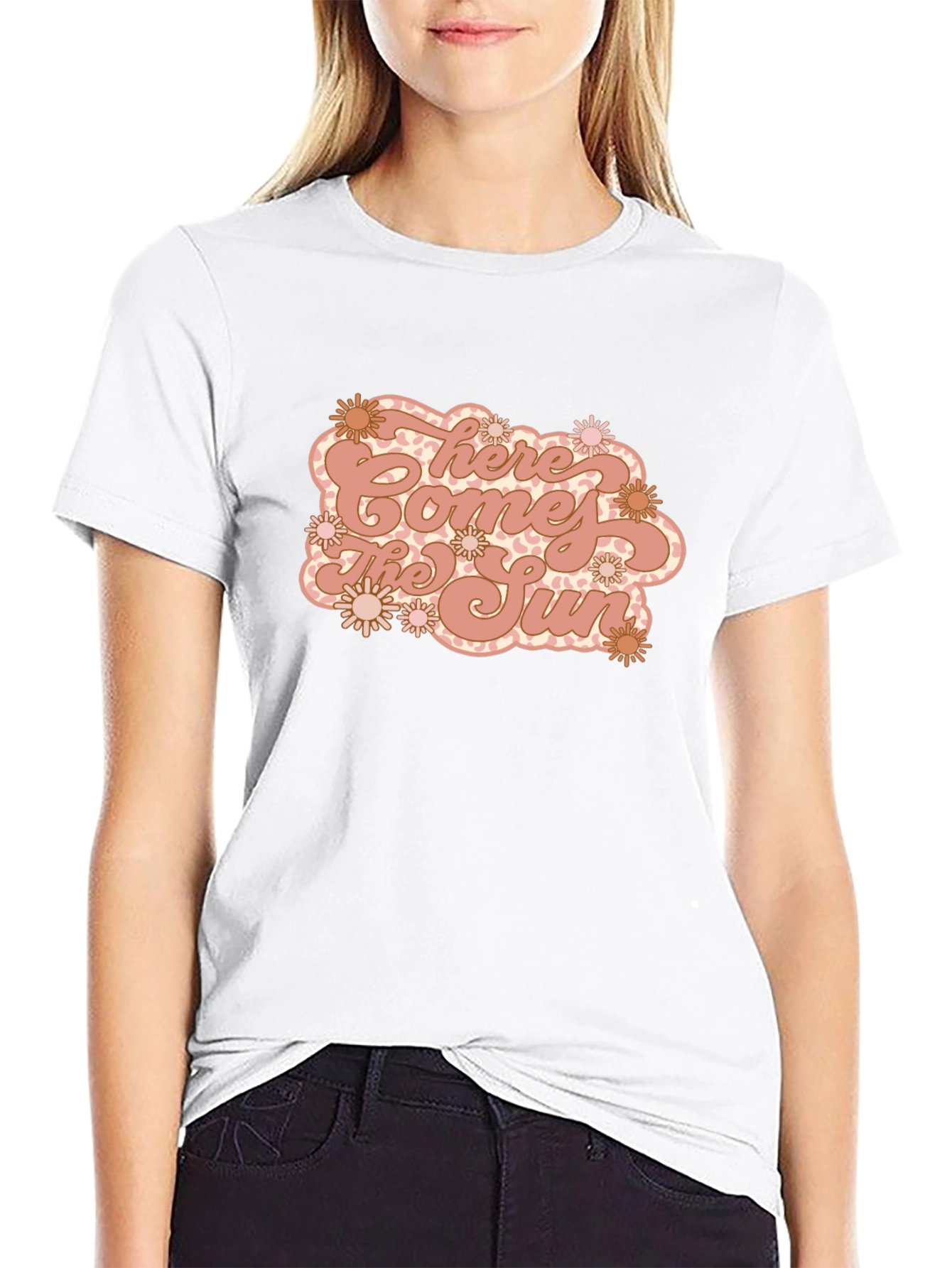 Here Comes The Sun Retro Graphic T-Shirt