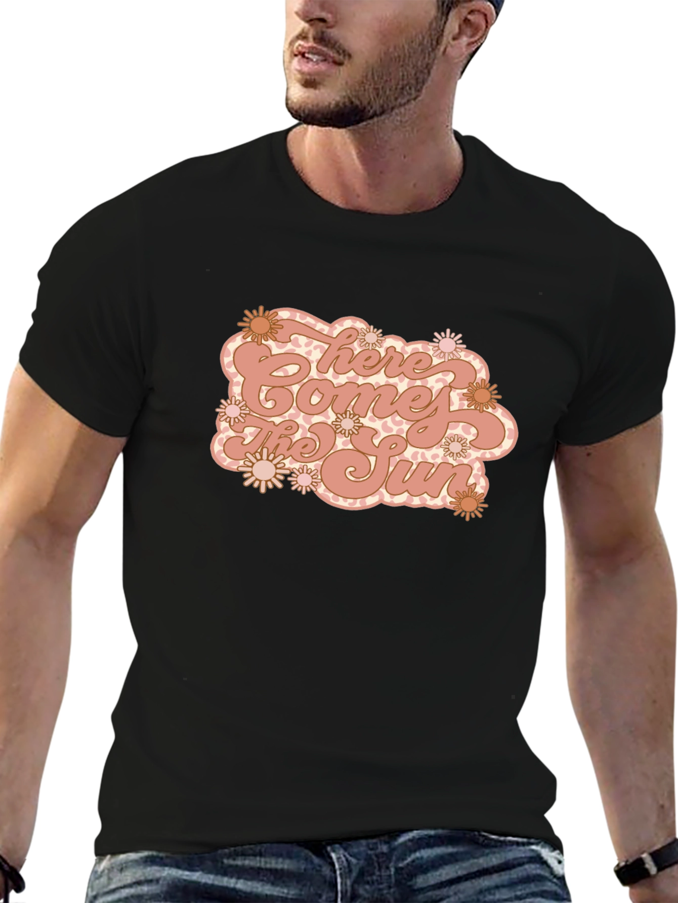 Here Comes The Sun Retro Graphic T-Shirt