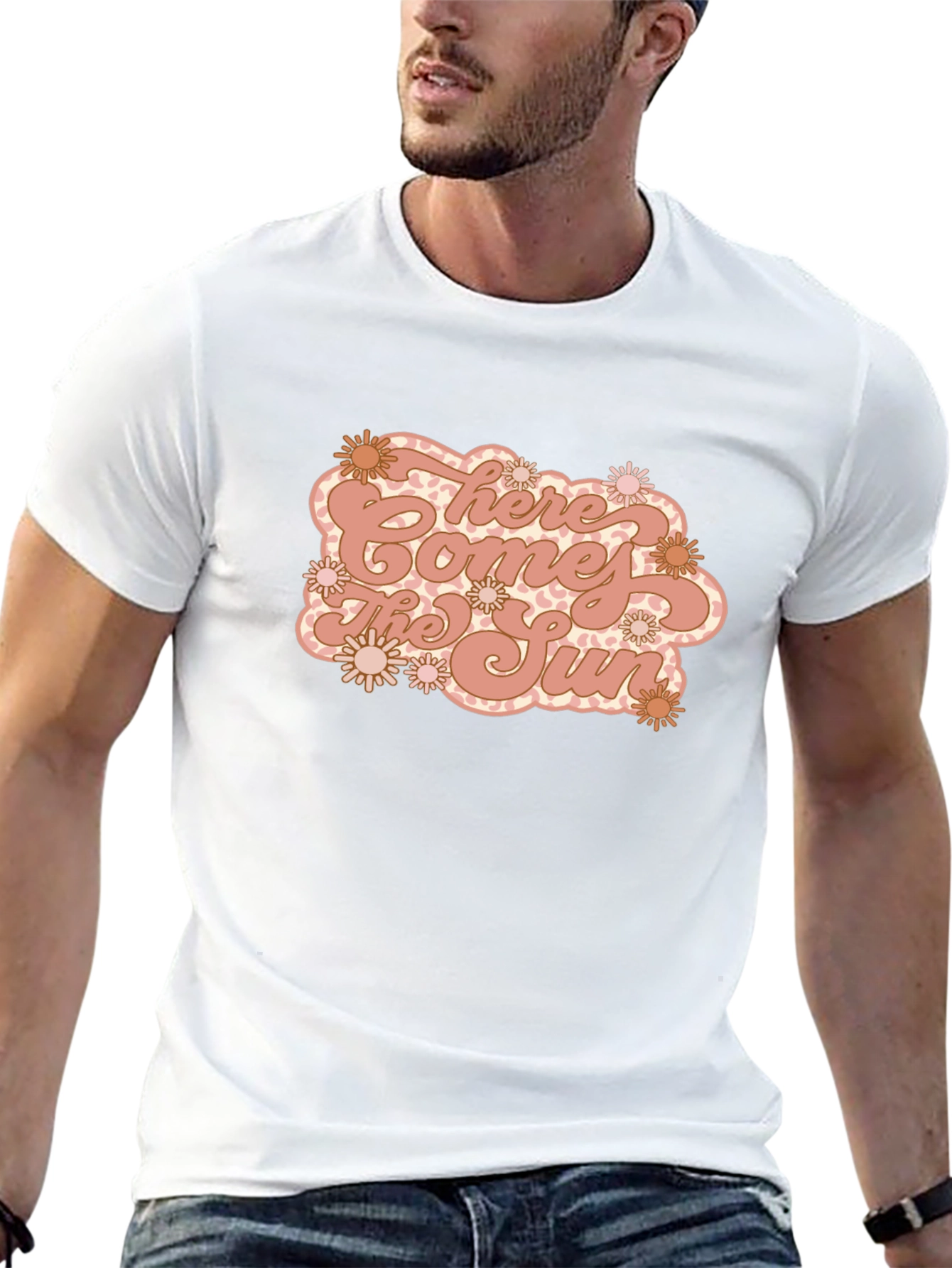 Here Comes The Sun Retro Graphic T-Shirt