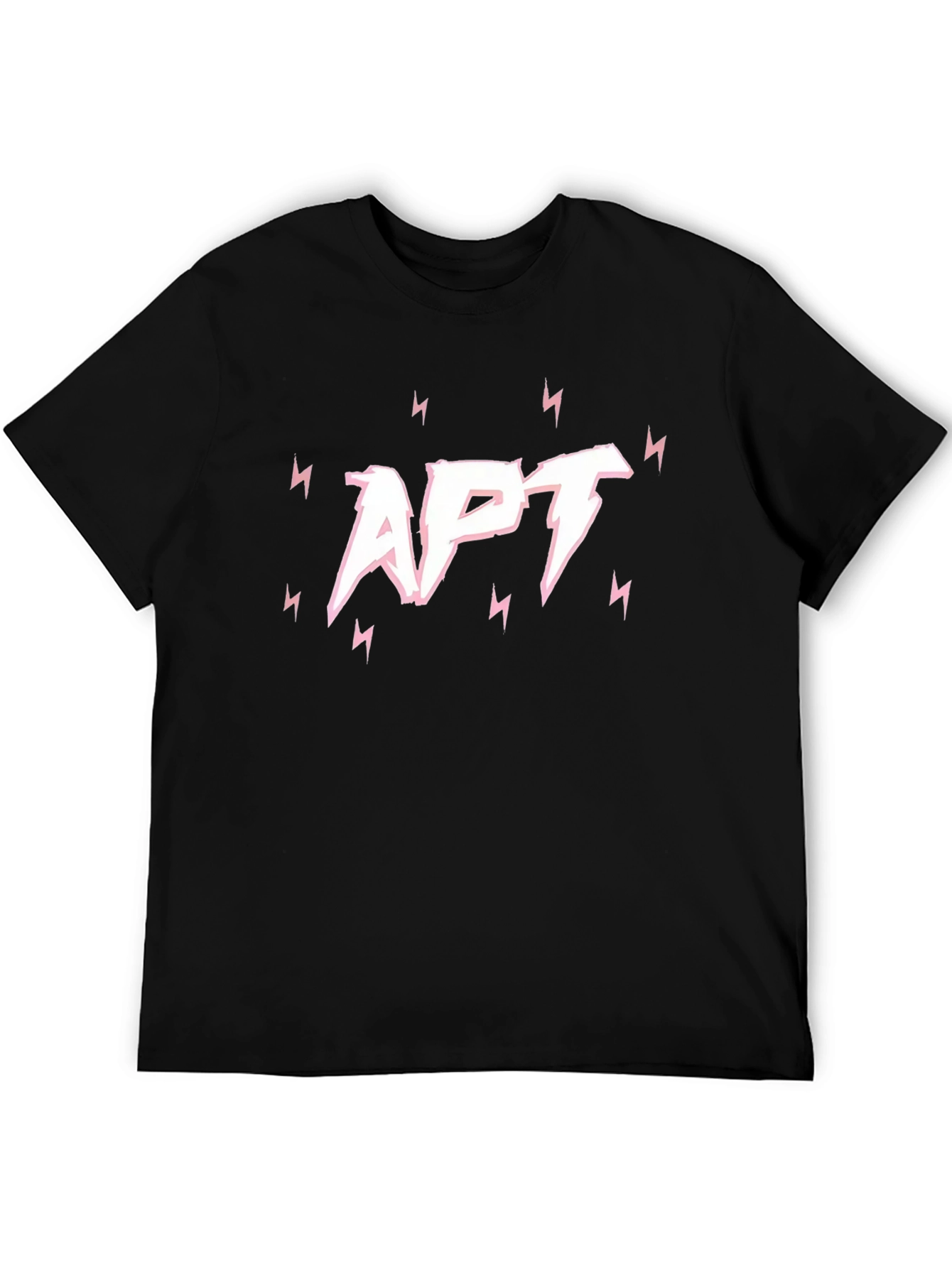 APT Lightning Bolt Graphic Tee - Black