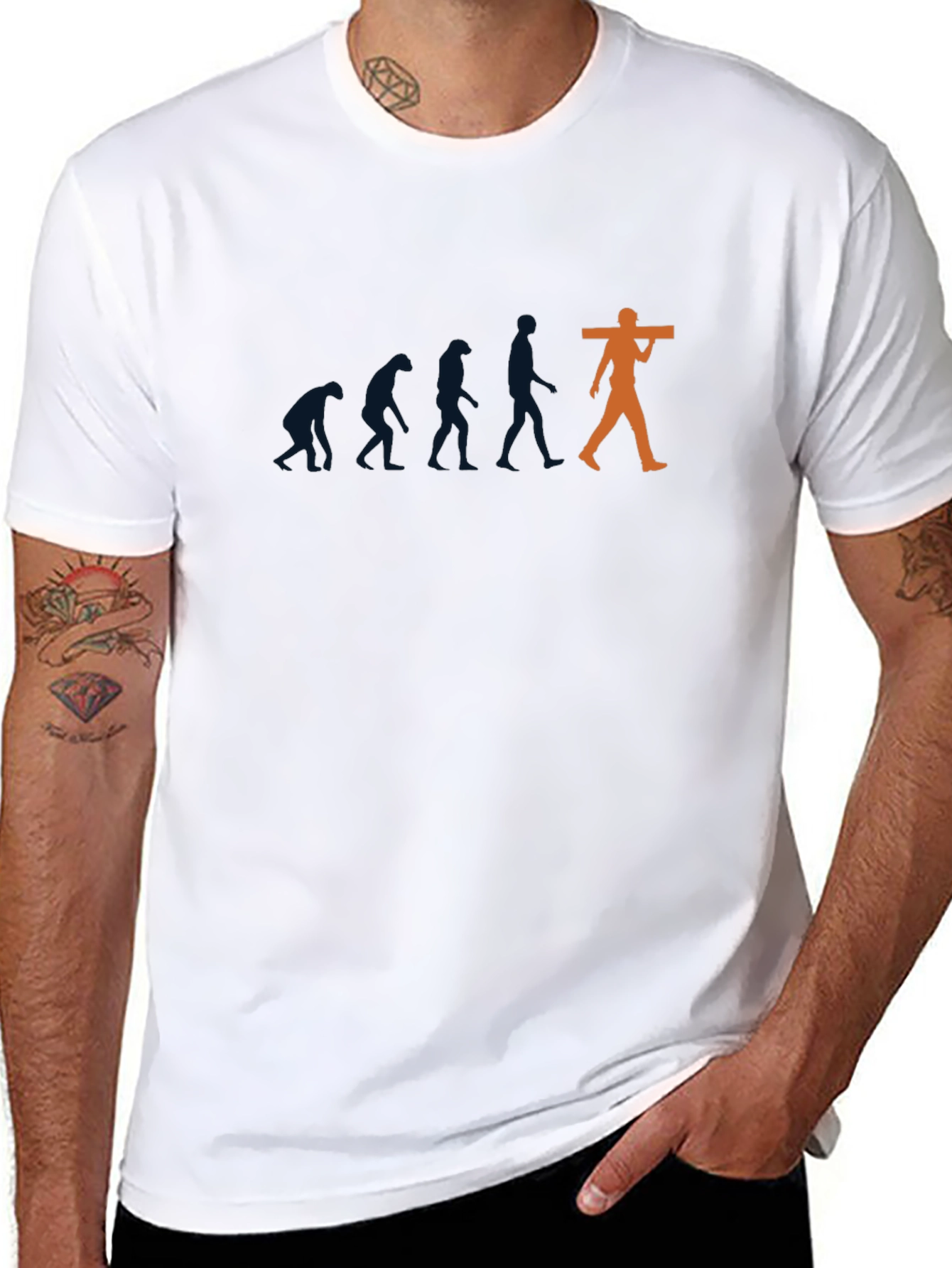 Evolution of a Tradesman T-Shirt - Funny & Unique