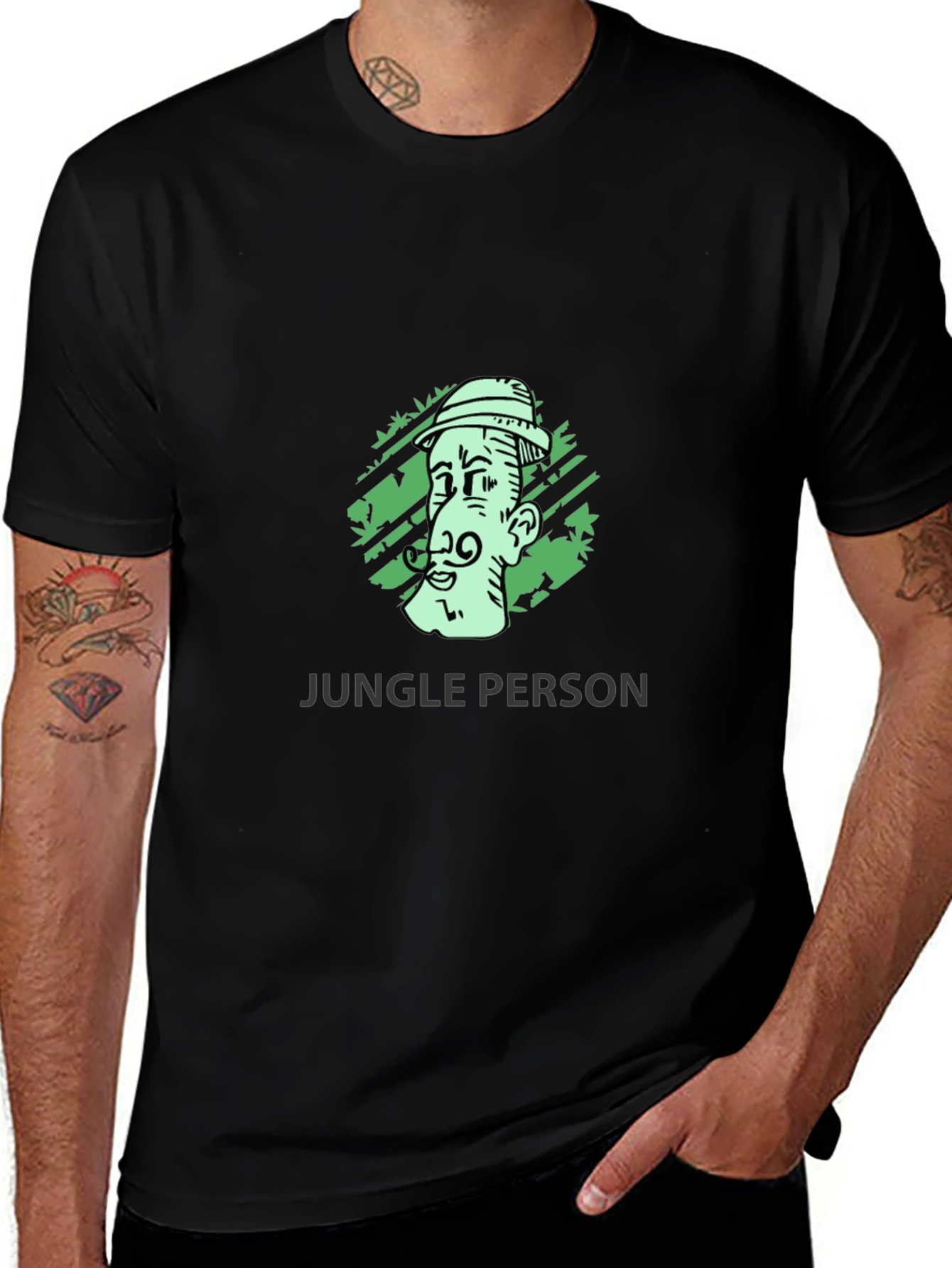 Jungle Person Graphic Tee - Adventurers Style