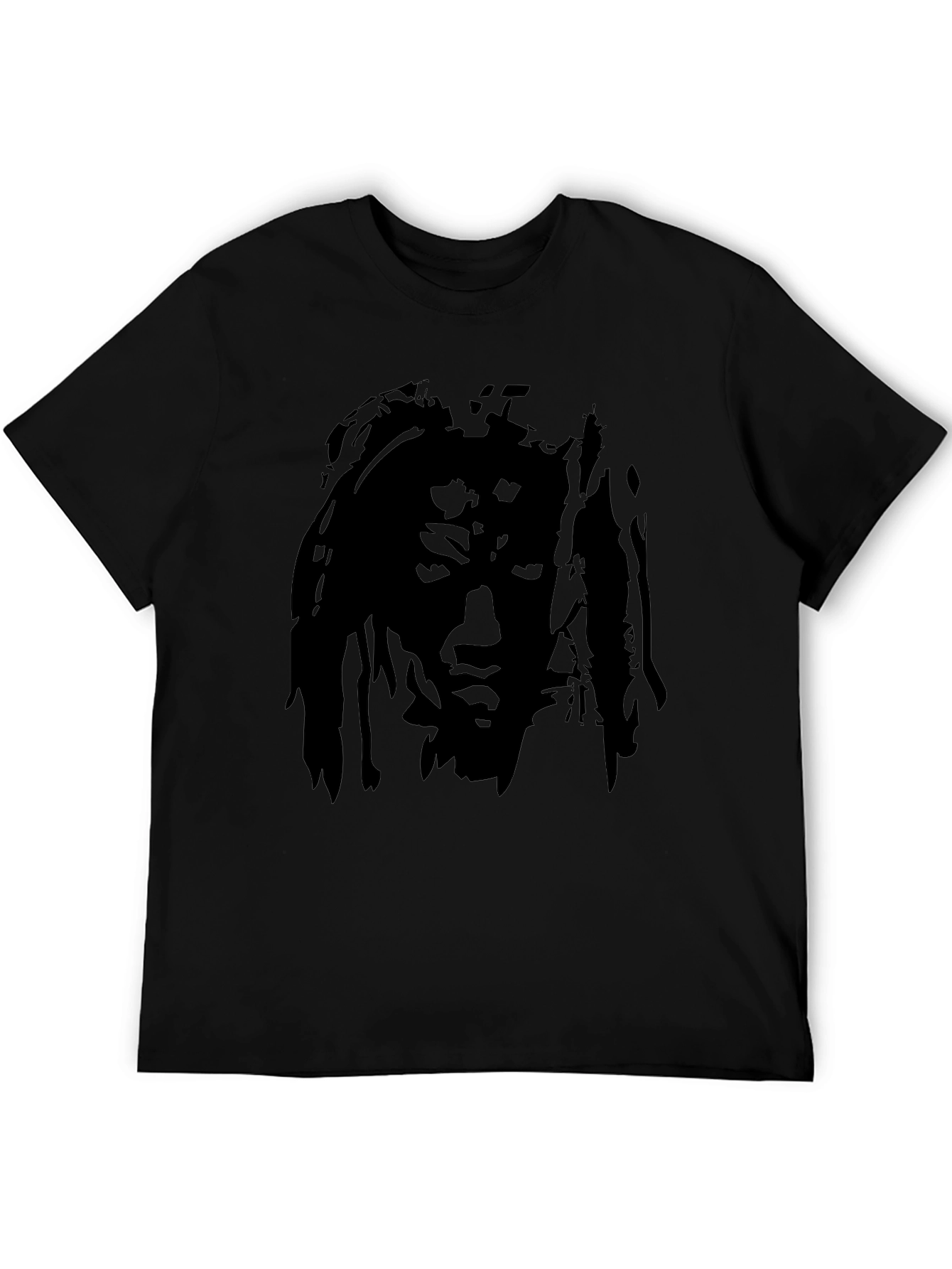 Black Dreadlocks Portrait Graphic T-Shirt