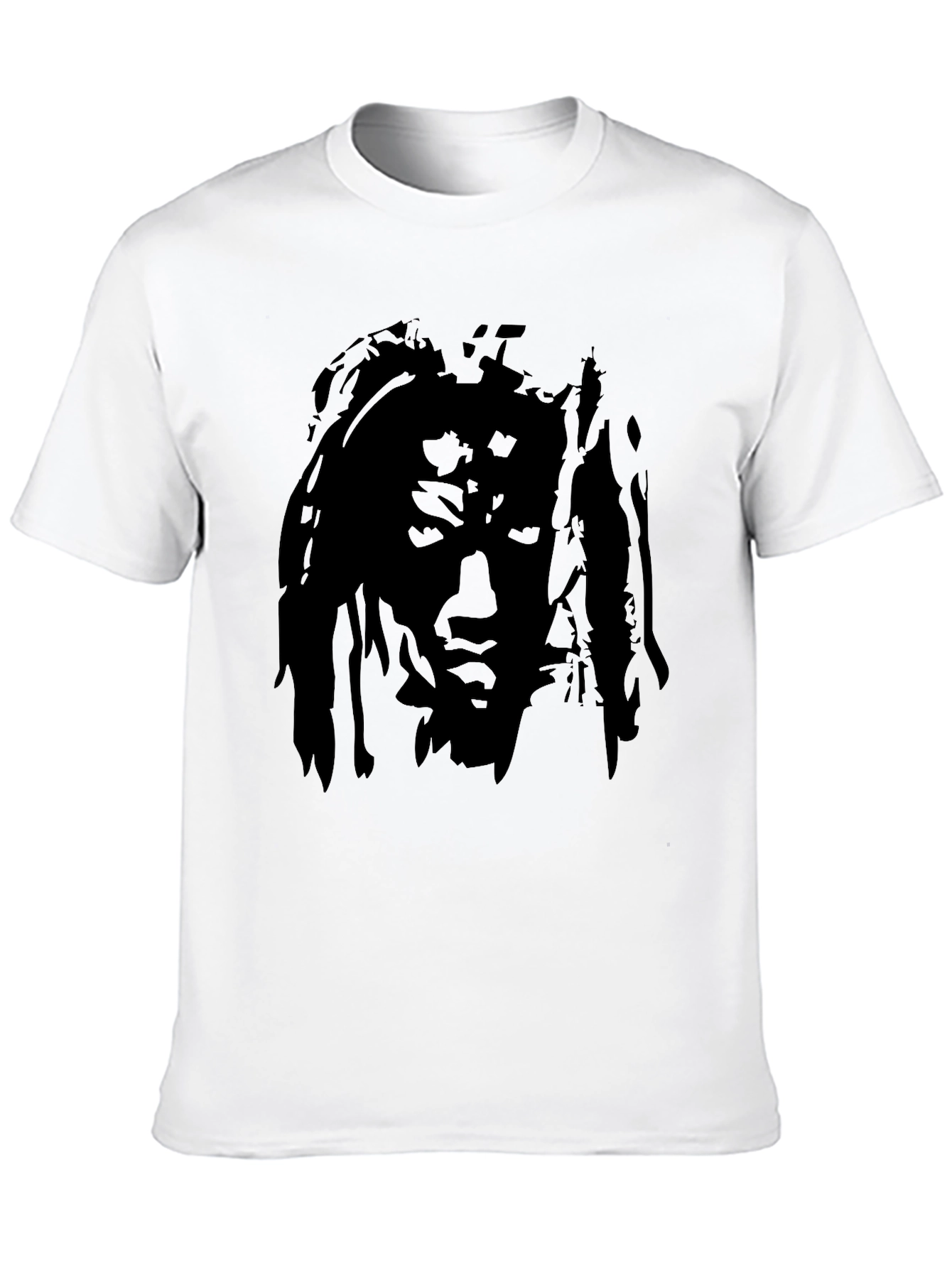 Black Dreadlocks Portrait Graphic T-Shirt
