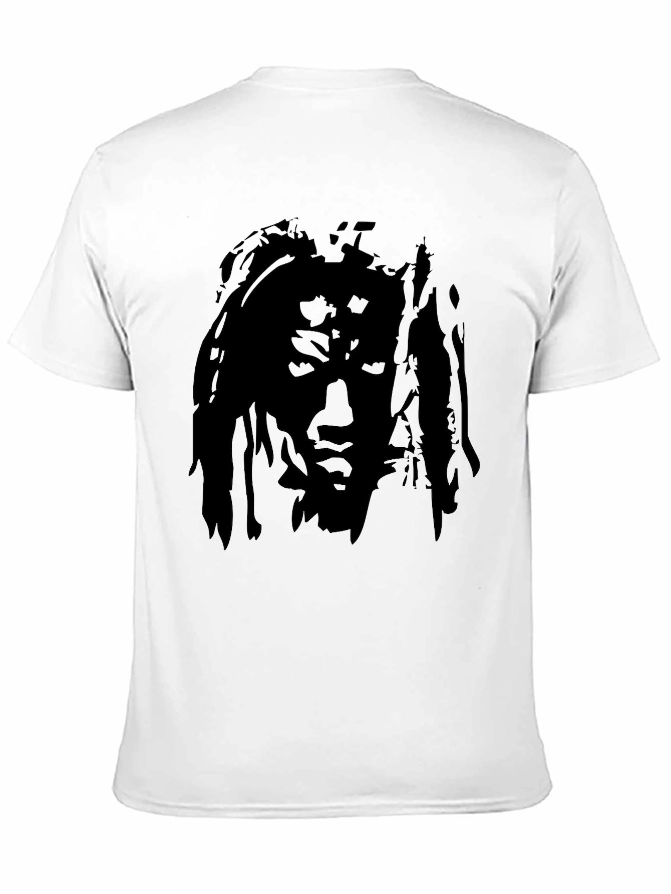 Black Dreadlocks Portrait Graphic T-Shirt