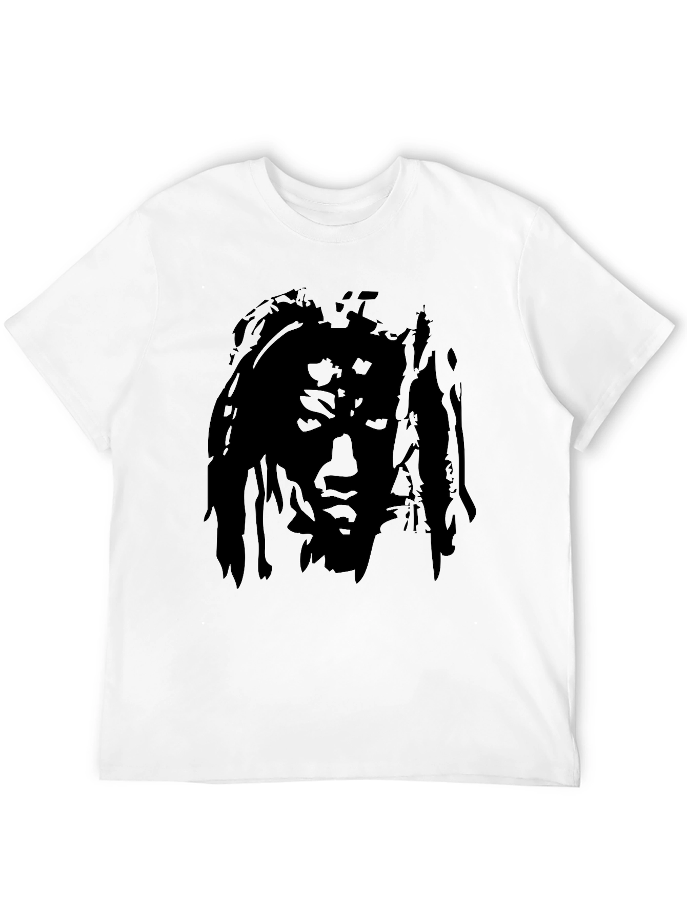 Black Dreadlocks Portrait Graphic T-Shirt