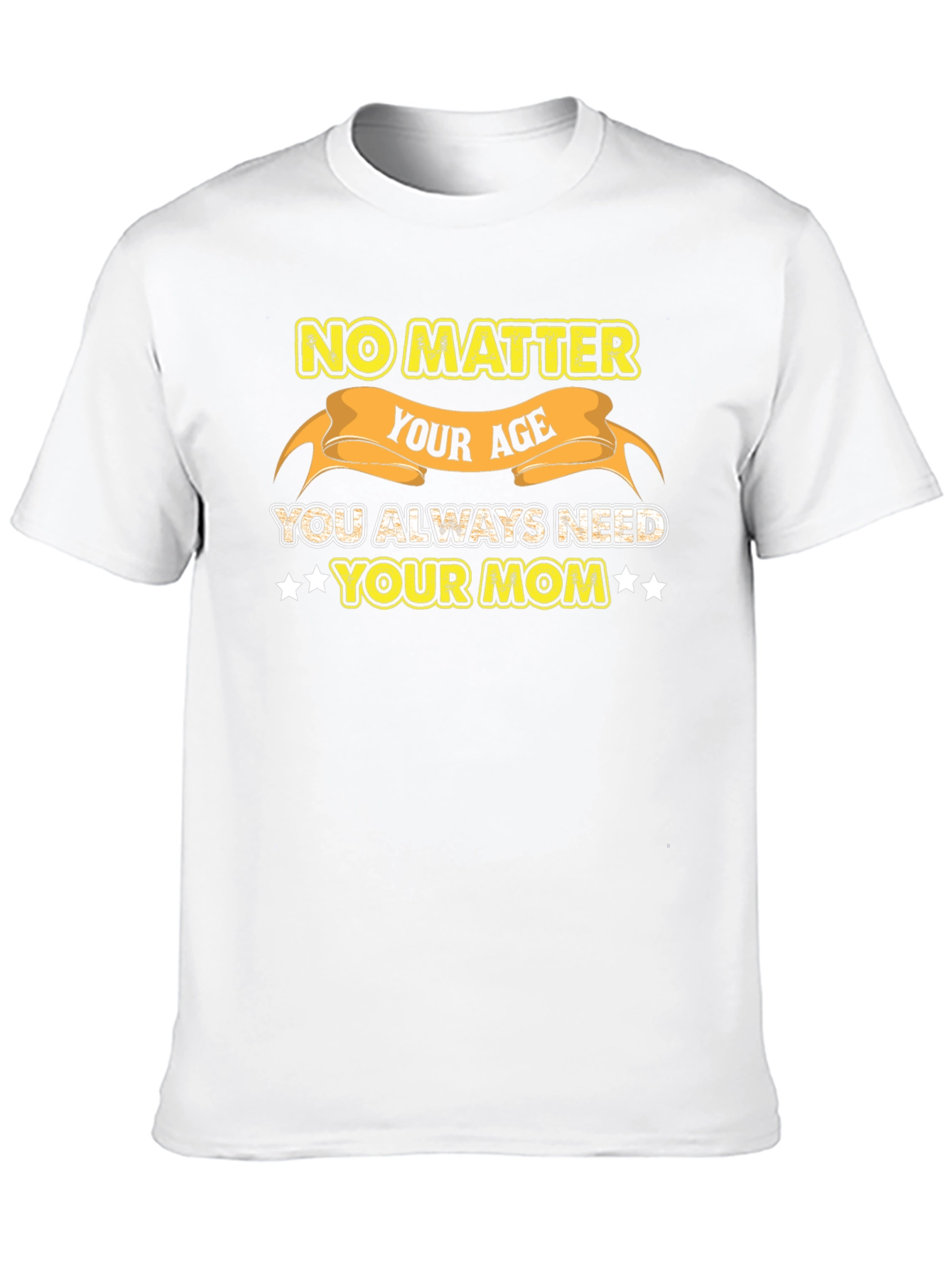 Always Need Your Mom Black Graphic Tee