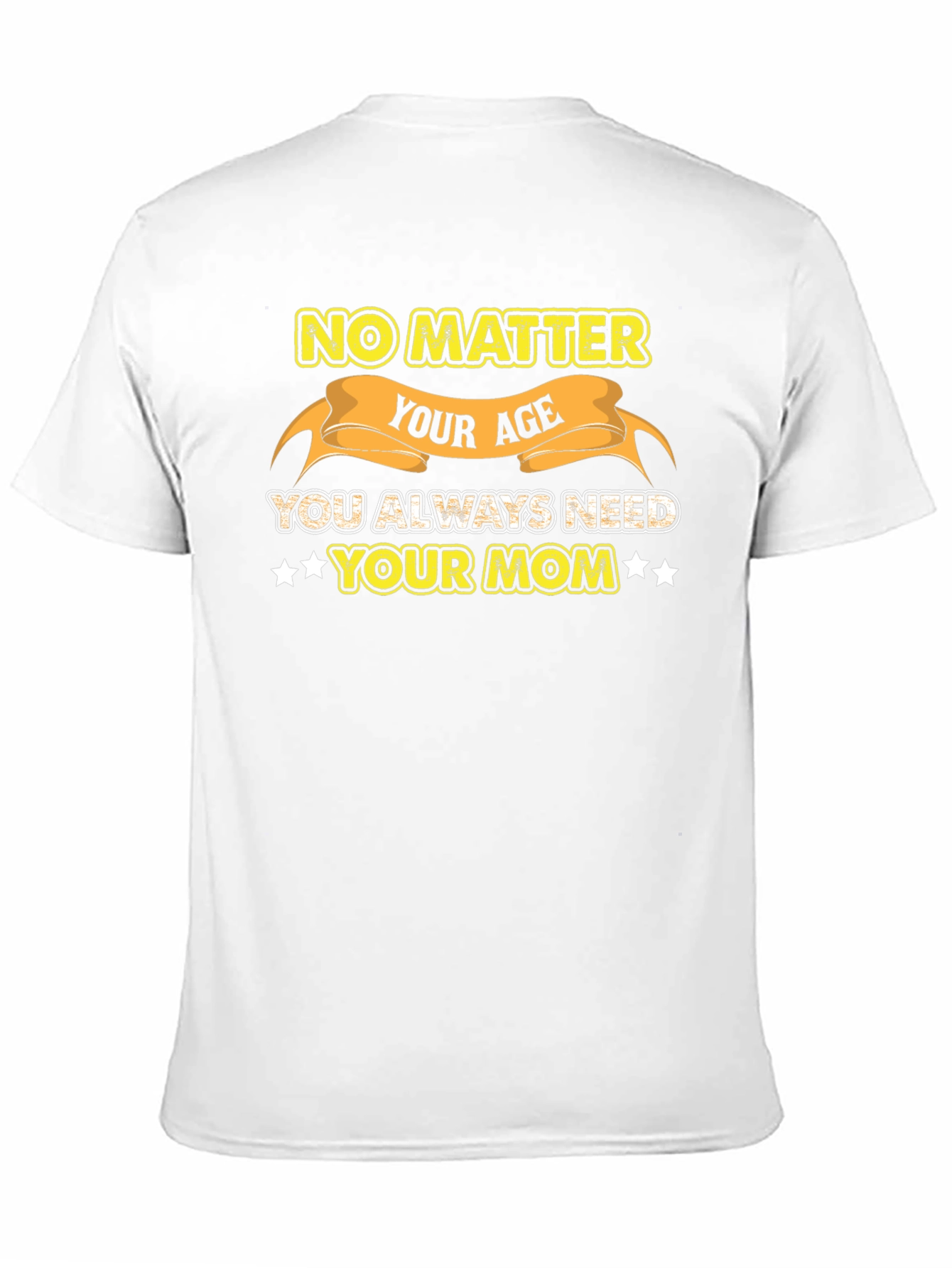 Always Need Your Mom Black Graphic Tee