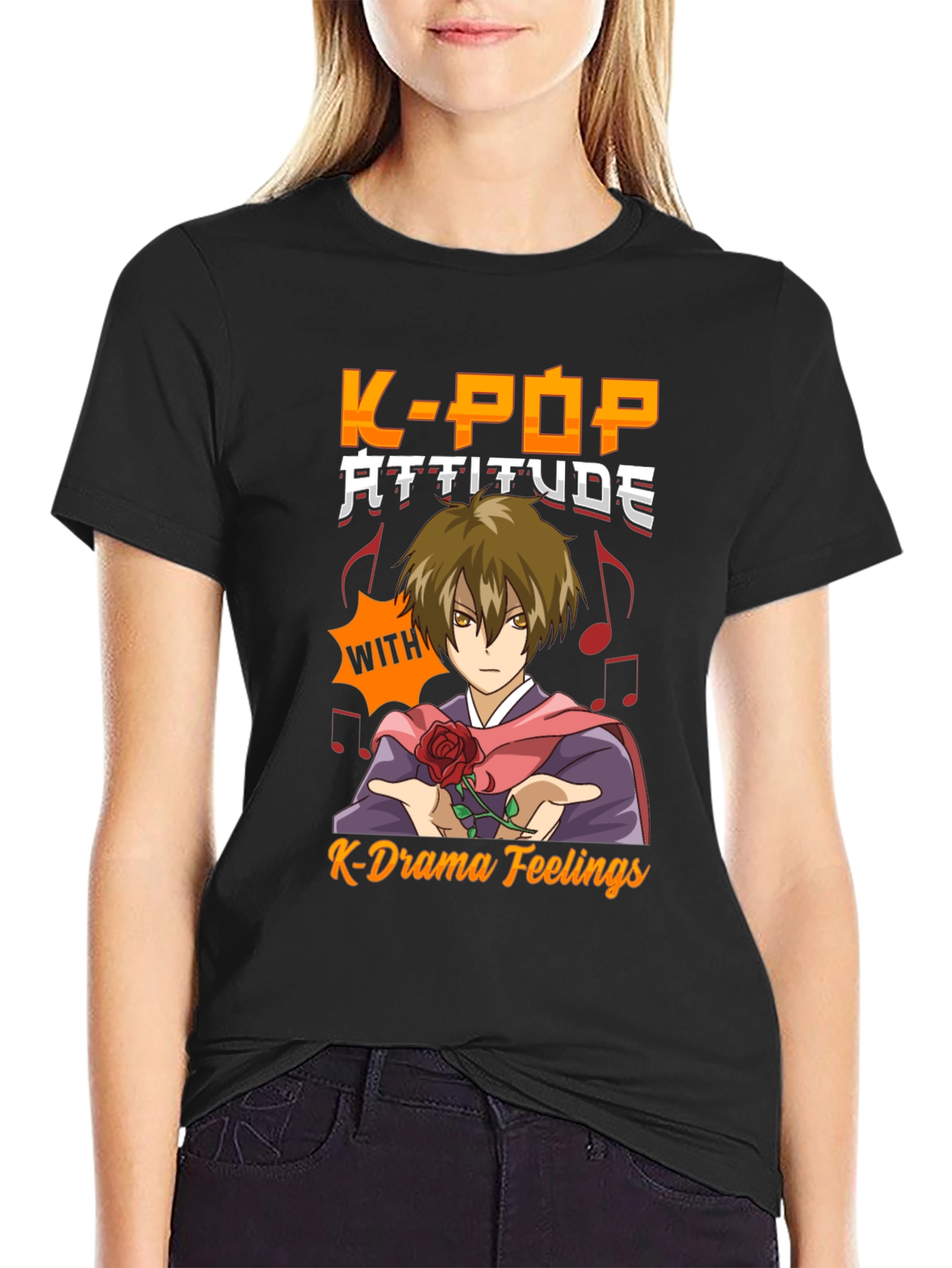 K-Pop Attitude T-Shirt - Anime Style