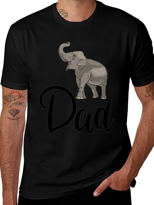 Elephant Dad Graphic T-Shirt