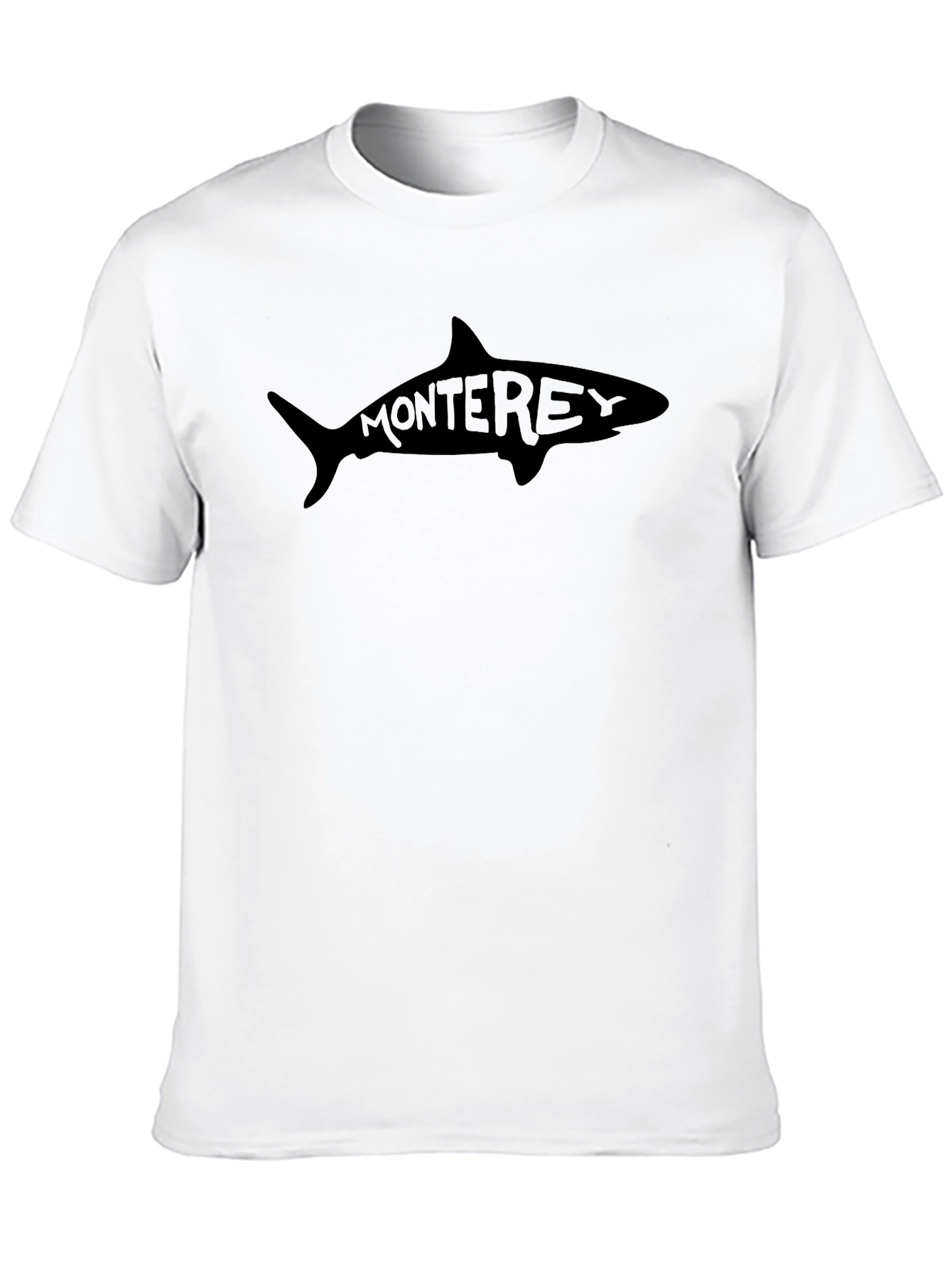 Monterey Shark Graphic Black T-Shirt