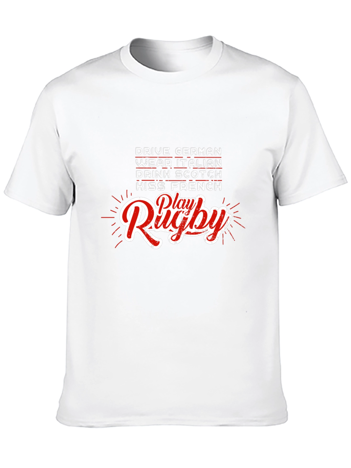 Rugby T-Shirt: Drive German Play Rugby