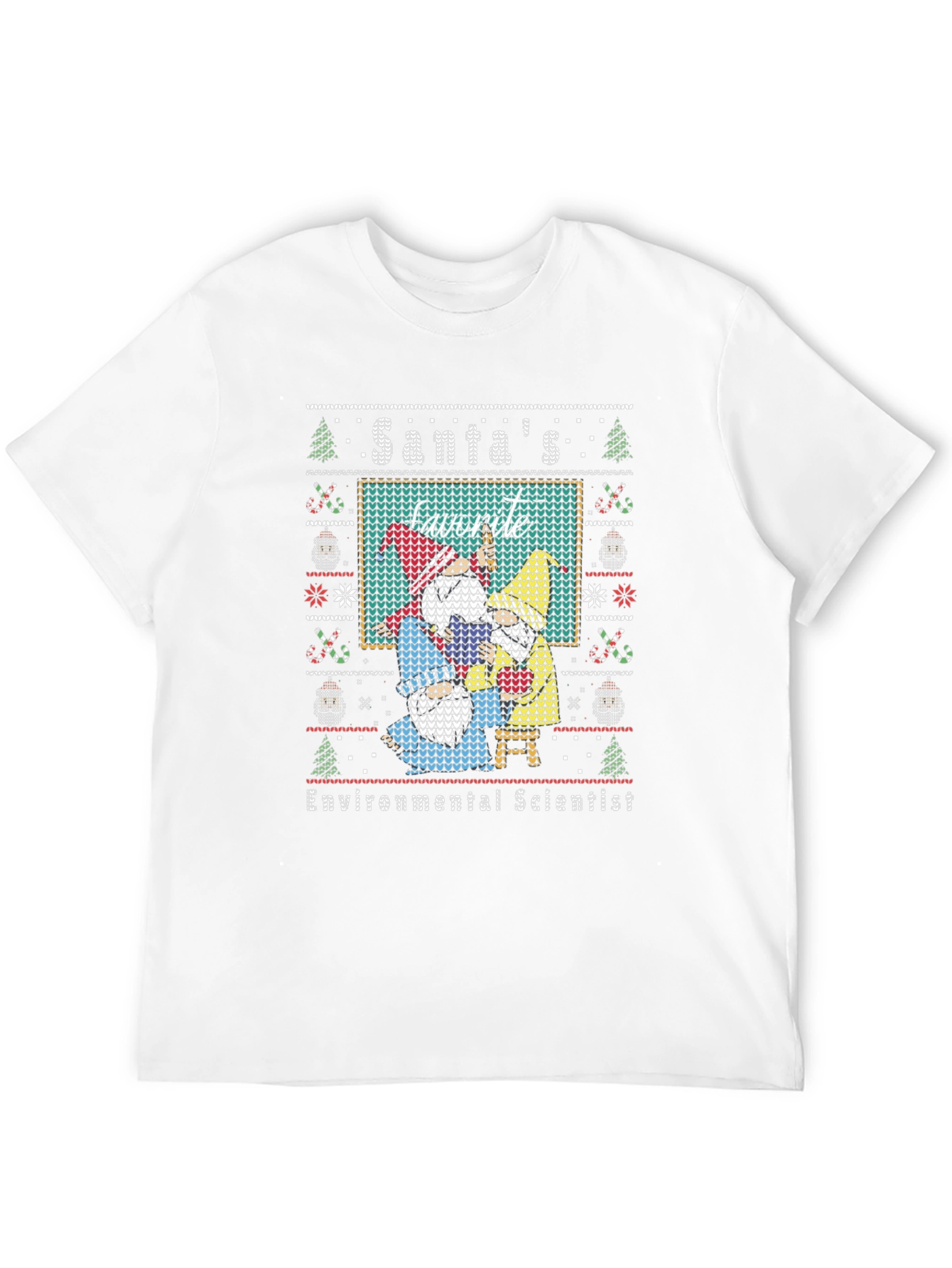 Santas Favorite Environmental Scientist Christmas T-Shirt