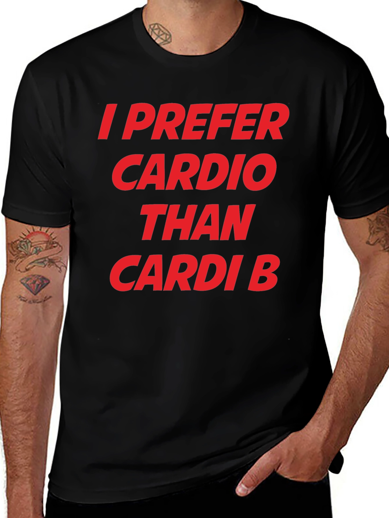 Cardio Over Cardi B Graphic T-Shirt
