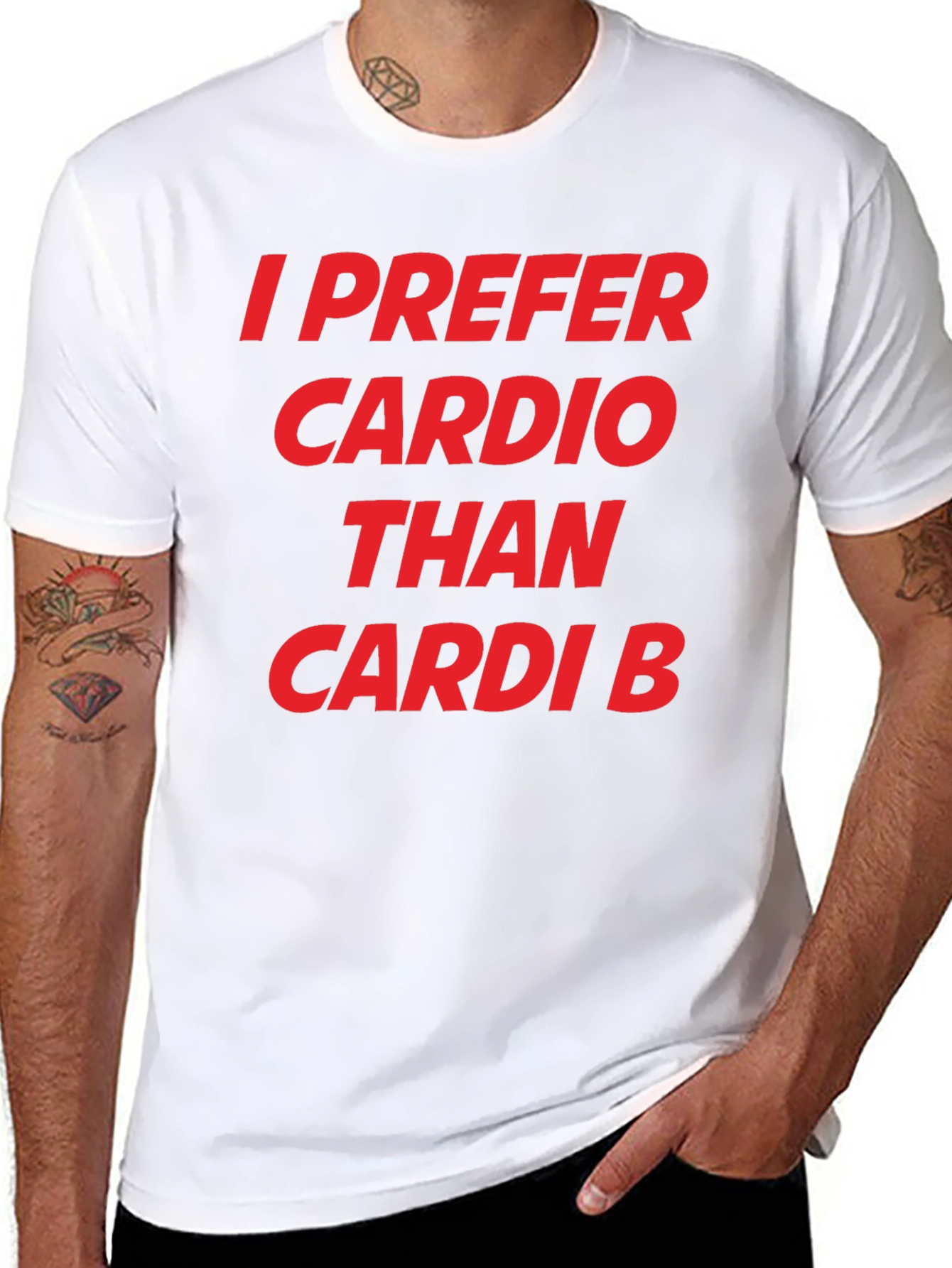 Cardio Over Cardi B Graphic T-Shirt