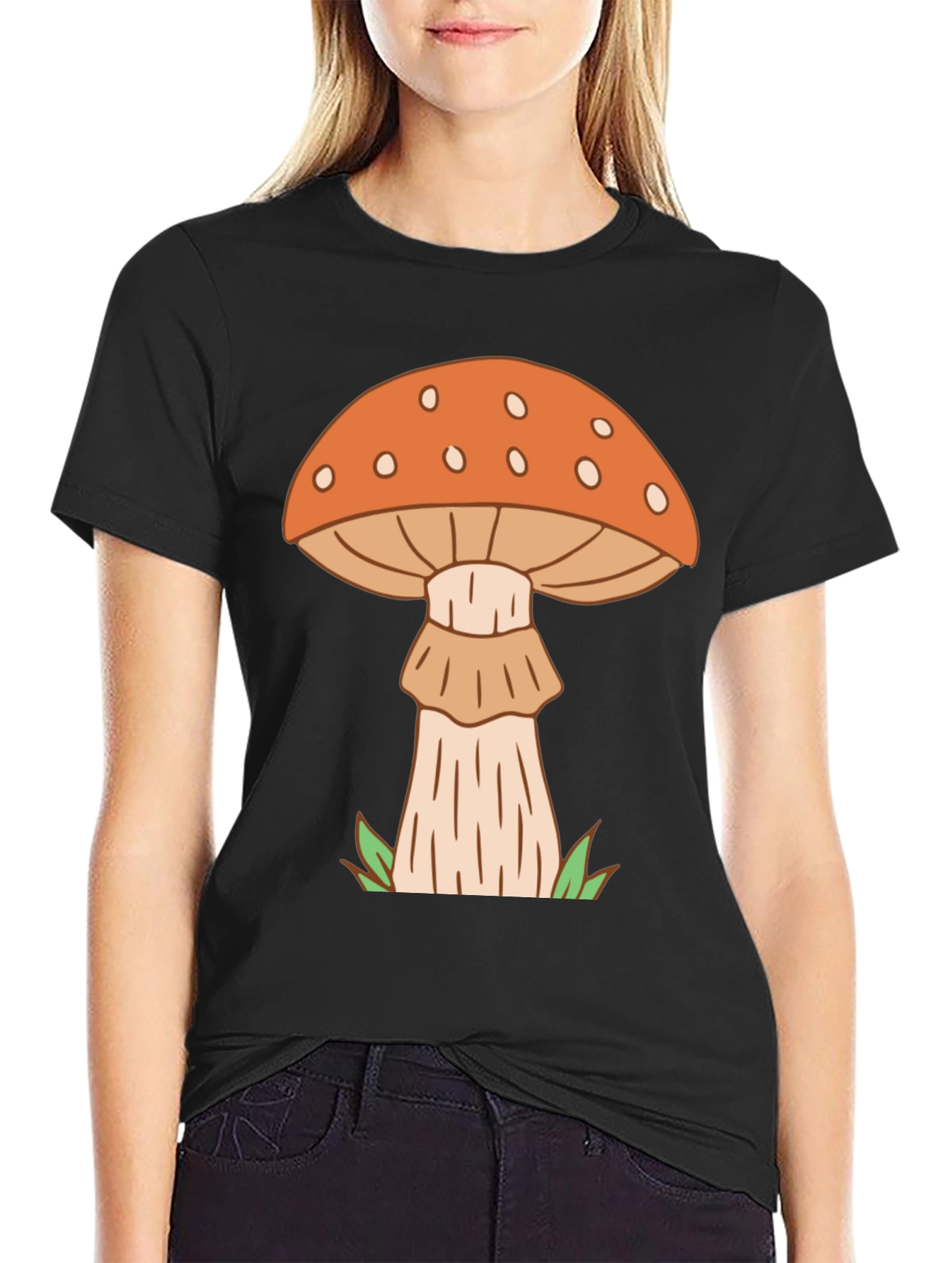 Mushroom Graphic Tee - Funky Fashion Statement