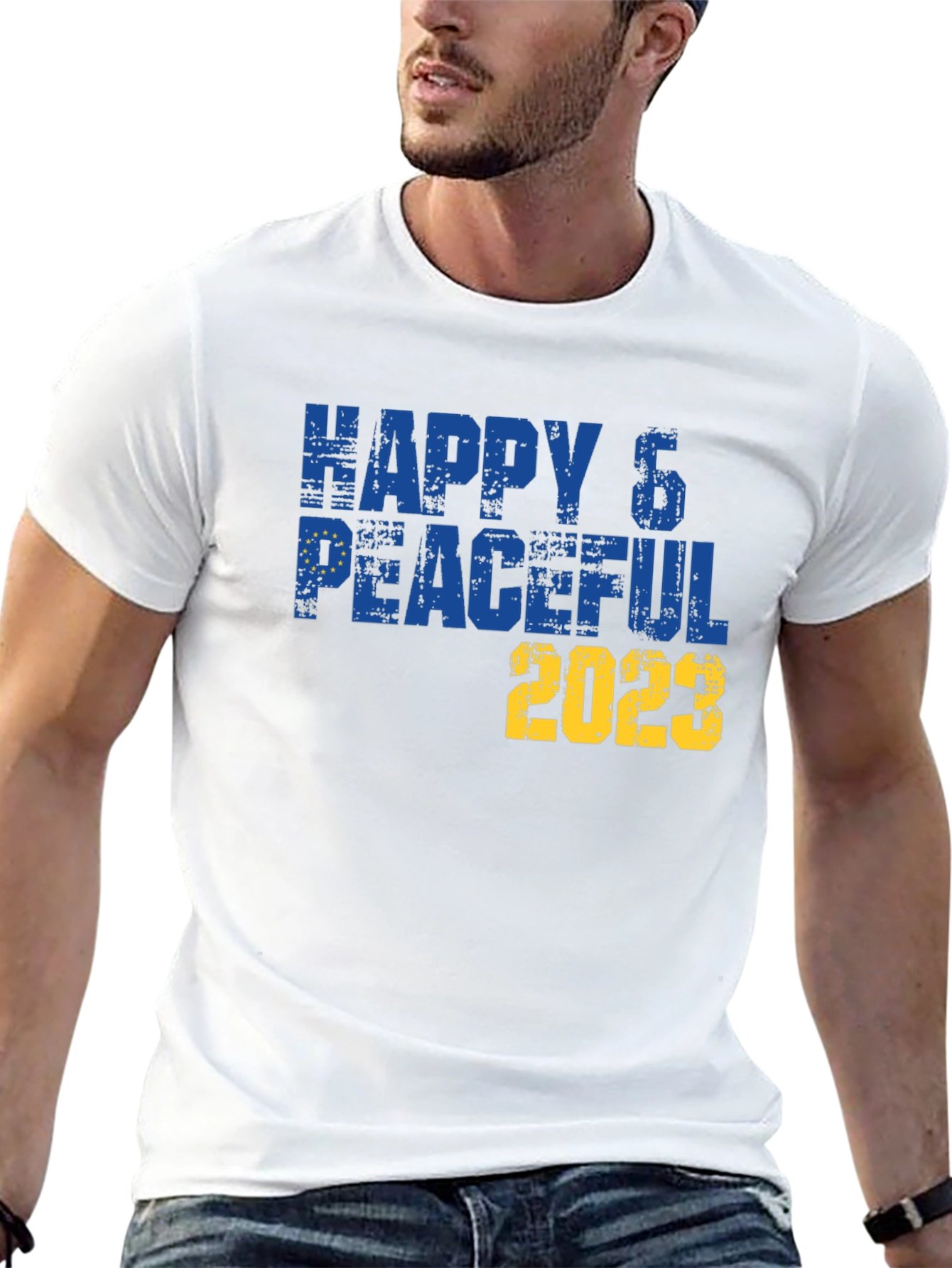 Happy & Peaceful 2023 T-Shirt