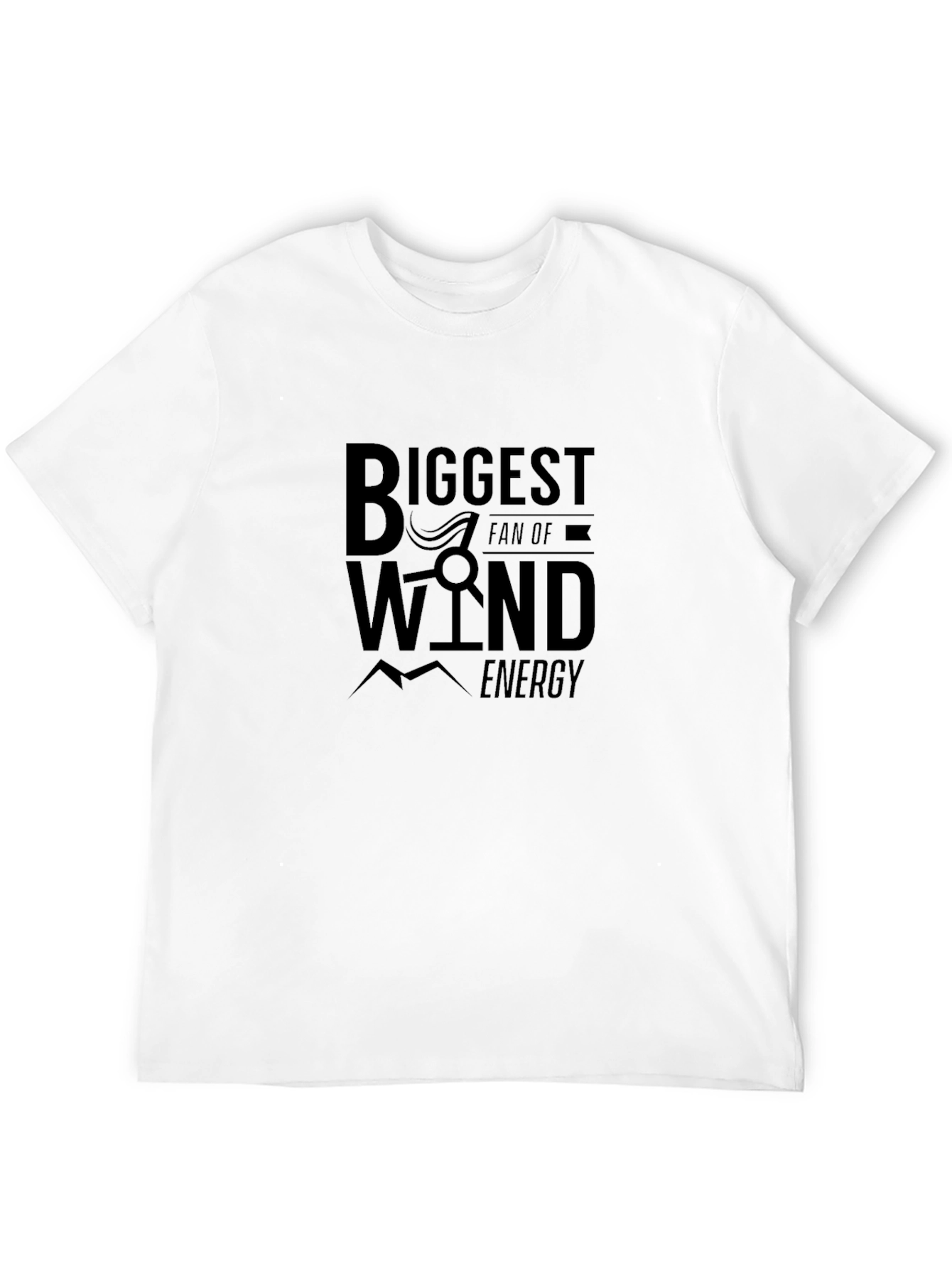 Biggest Wind Energy Fan Graphic T-Shirt
