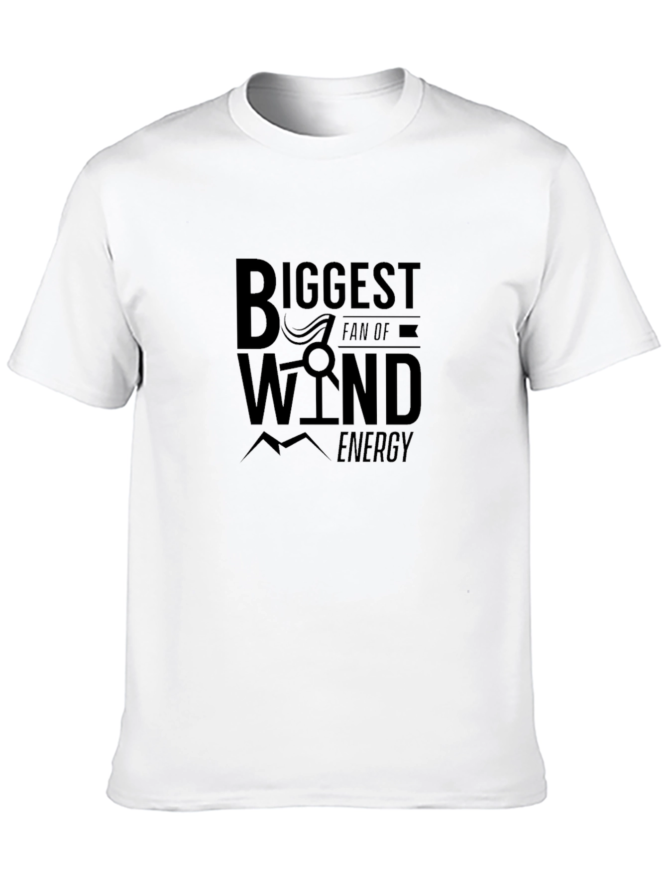 Biggest Wind Energy Fan Graphic T-Shirt