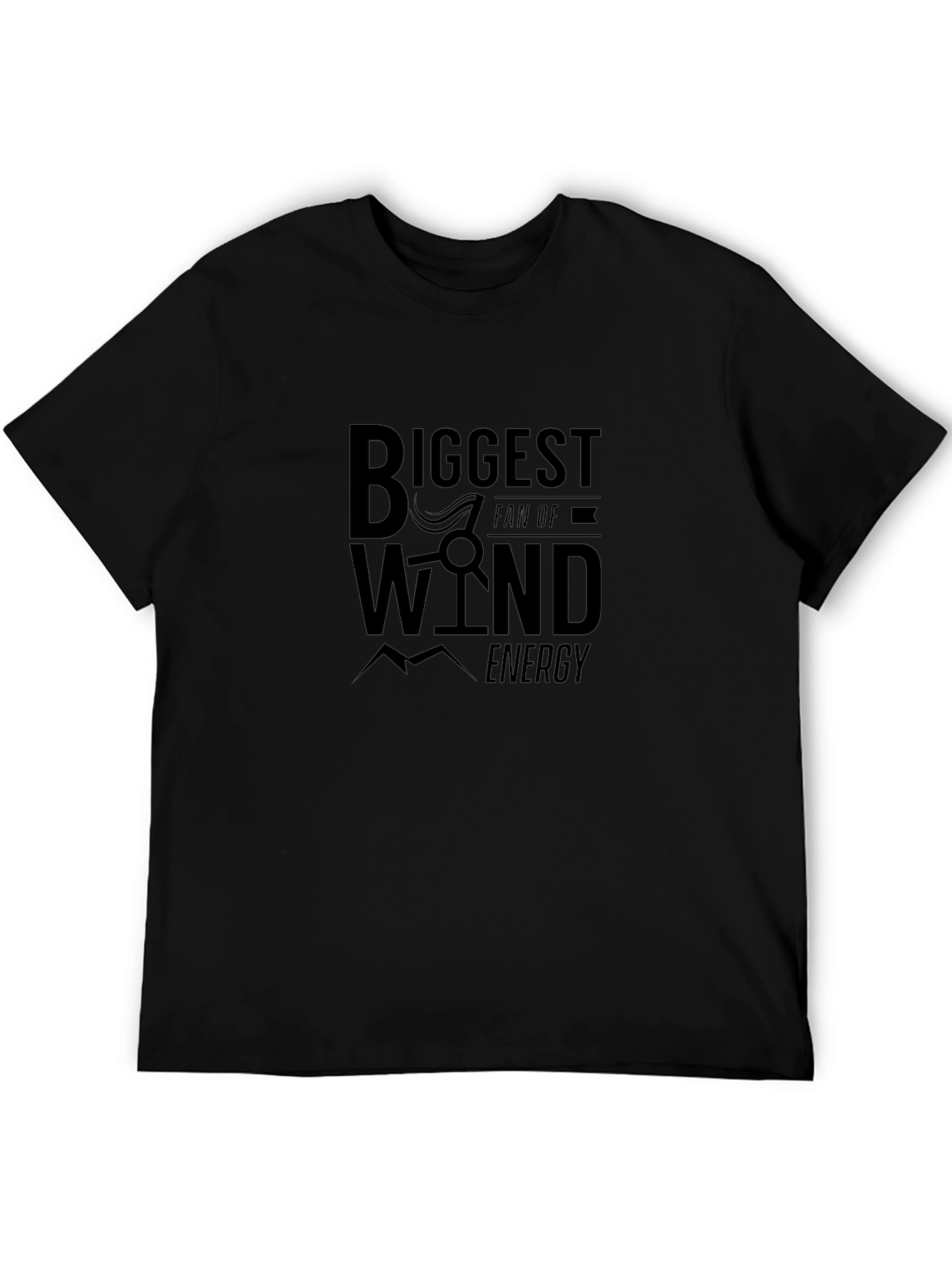 Biggest Wind Energy Fan Graphic T-Shirt