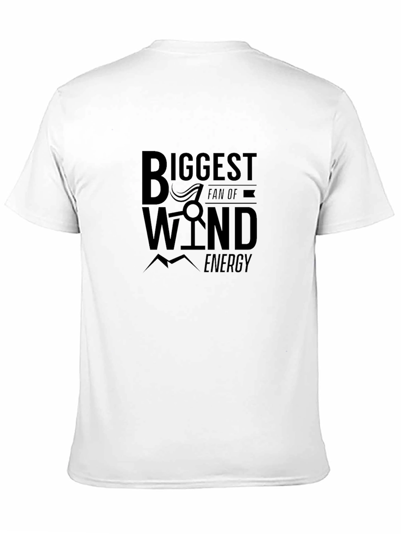 Biggest Wind Energy Fan Graphic T-Shirt