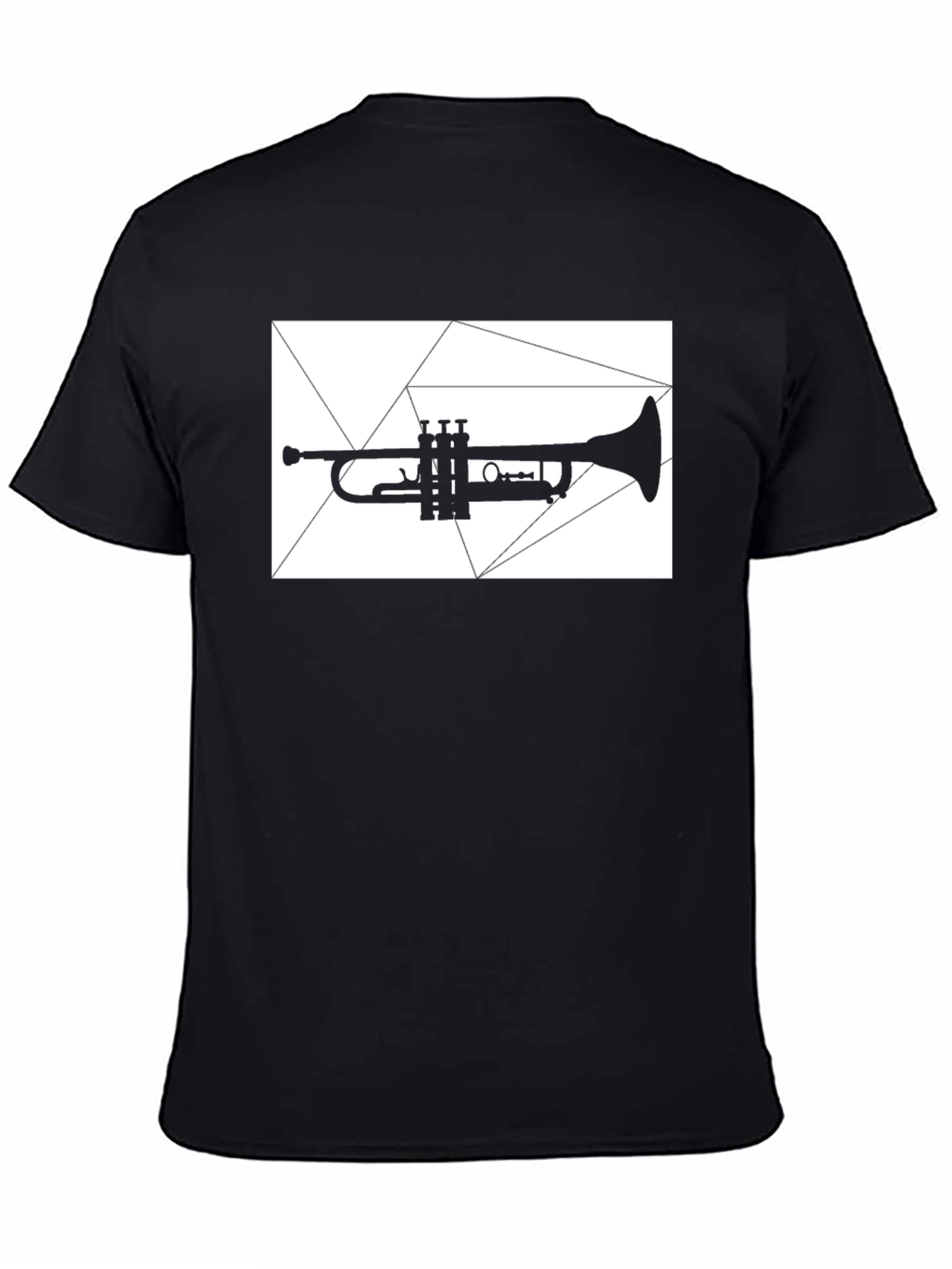 Trumpet Graphic Tee - Cool Black Shirt