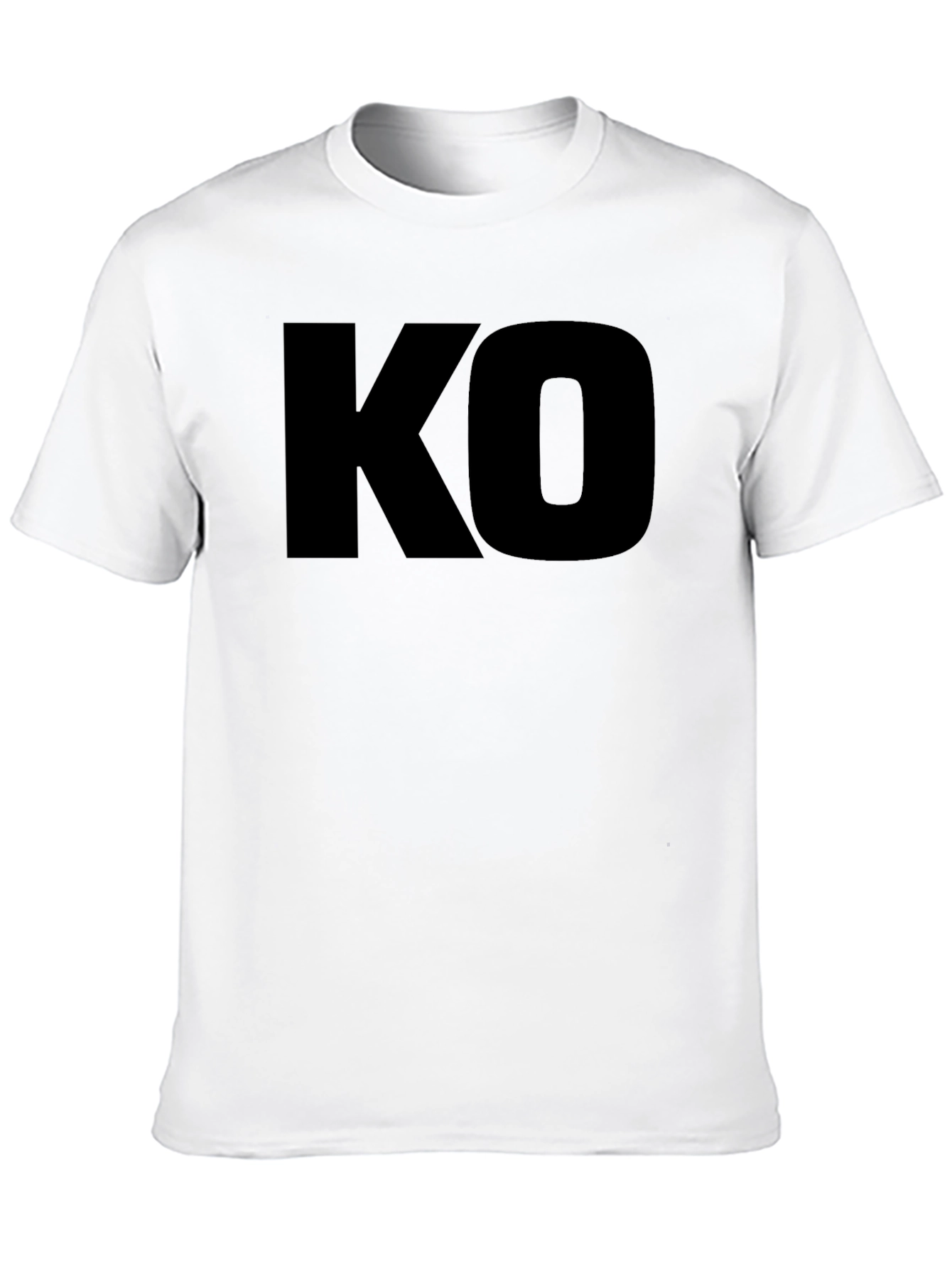 KO Graphic Black T-Shirt - Stylish & Bold