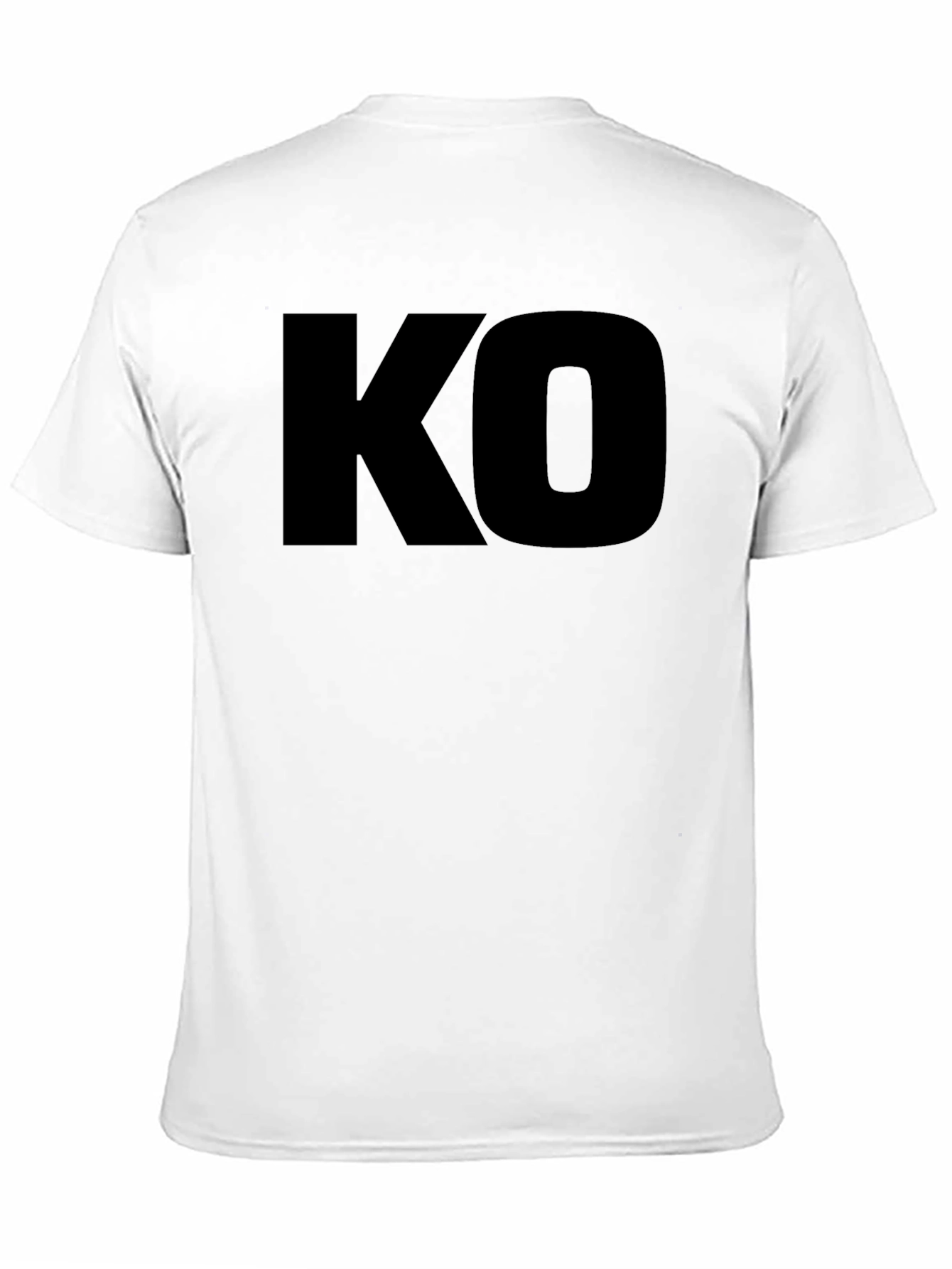 KO Graphic Black T-Shirt - Stylish & Bold