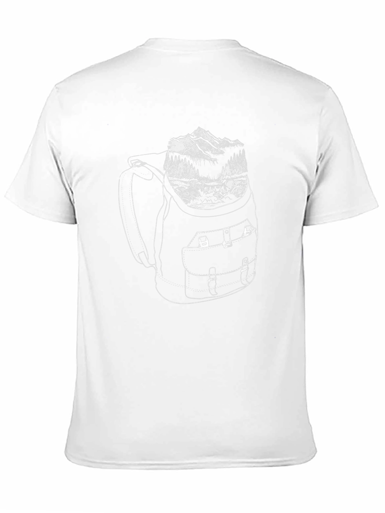 Backpack Graphic T-Shirt - Adventure Ready