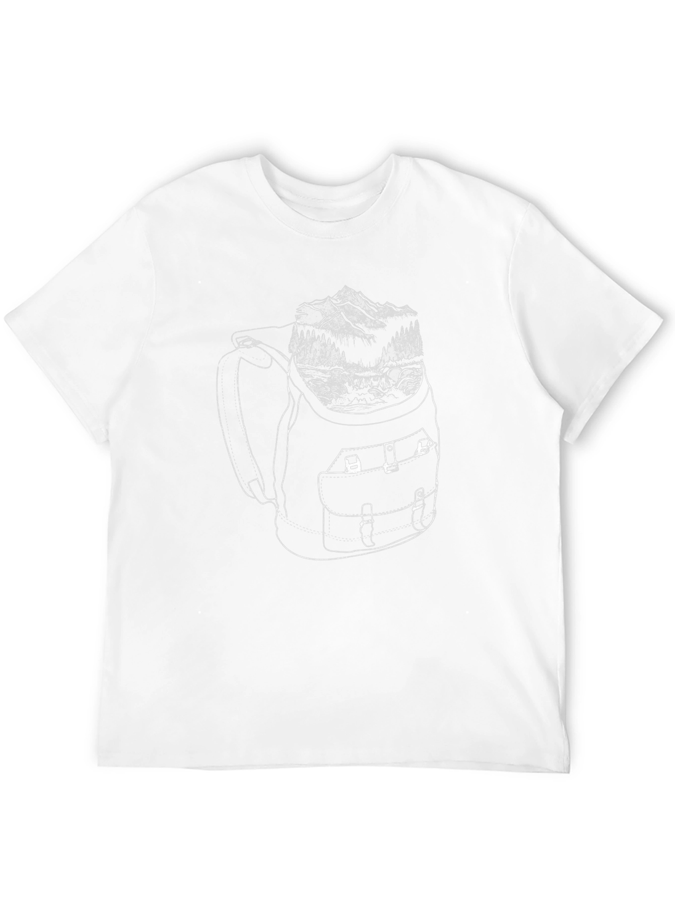 Backpack Graphic T-Shirt - Adventure Ready