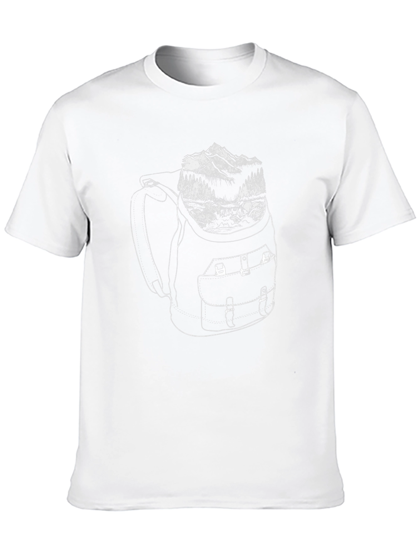 Backpack Graphic T-Shirt - Adventure Ready