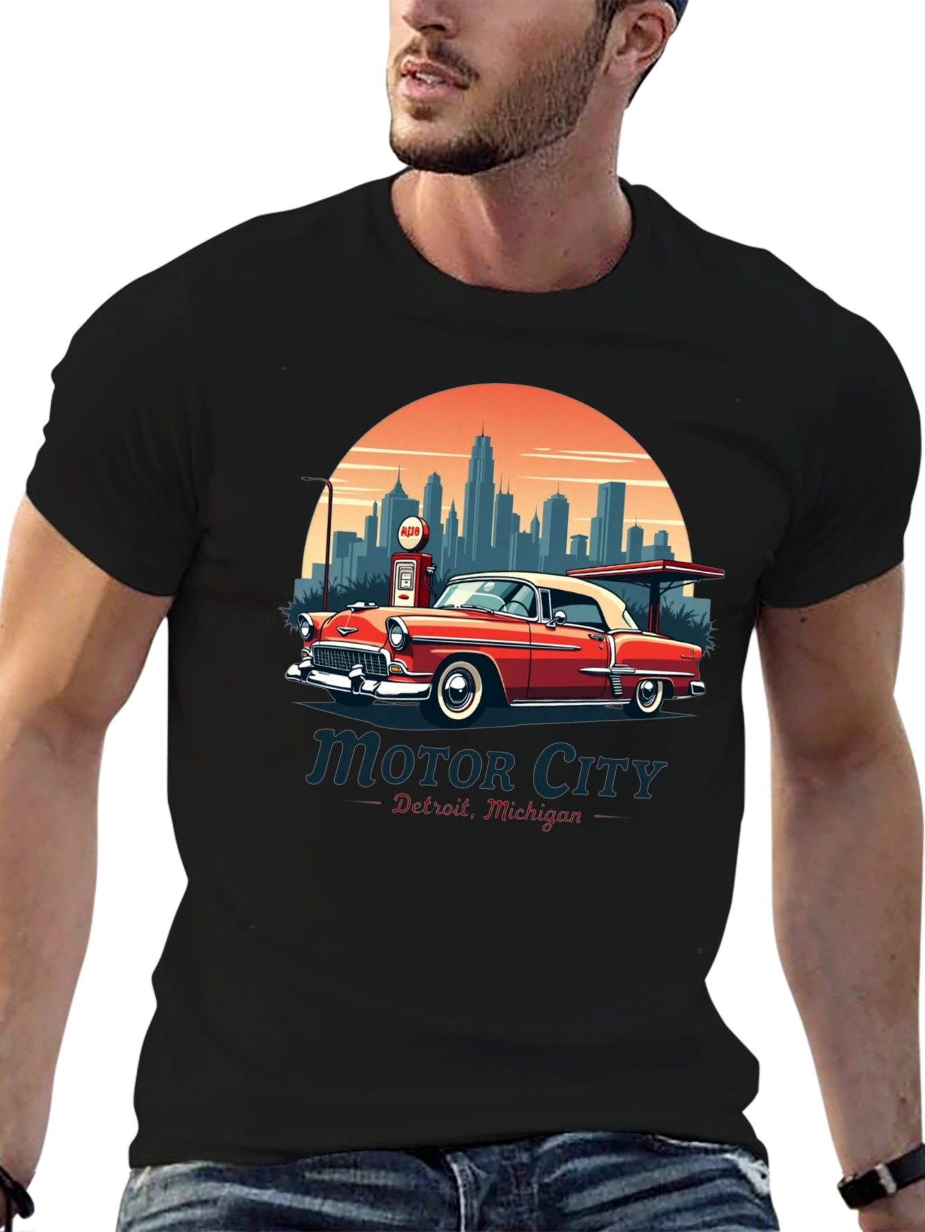 Motor City Classic Car Tee