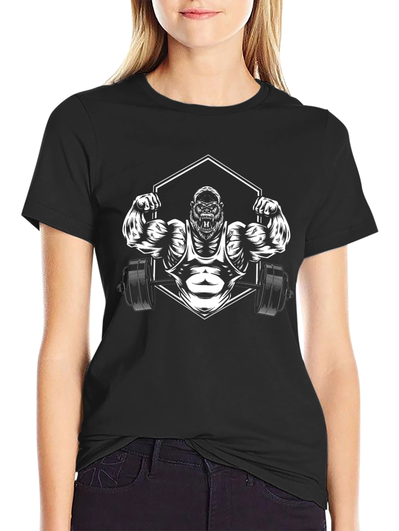 Gorilla Gym Black T-Shirt