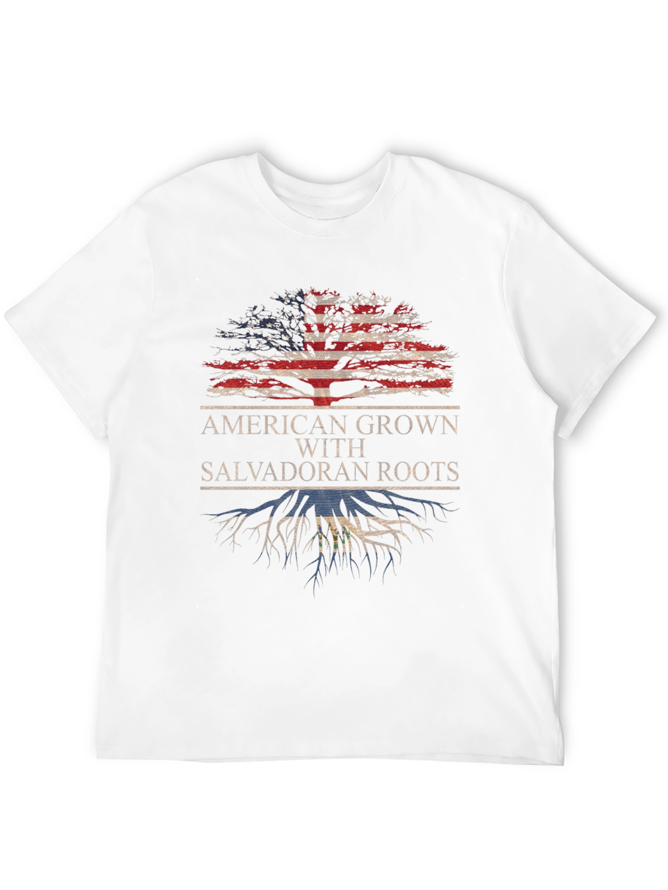 American Grown with Salvadoran Roots Tee