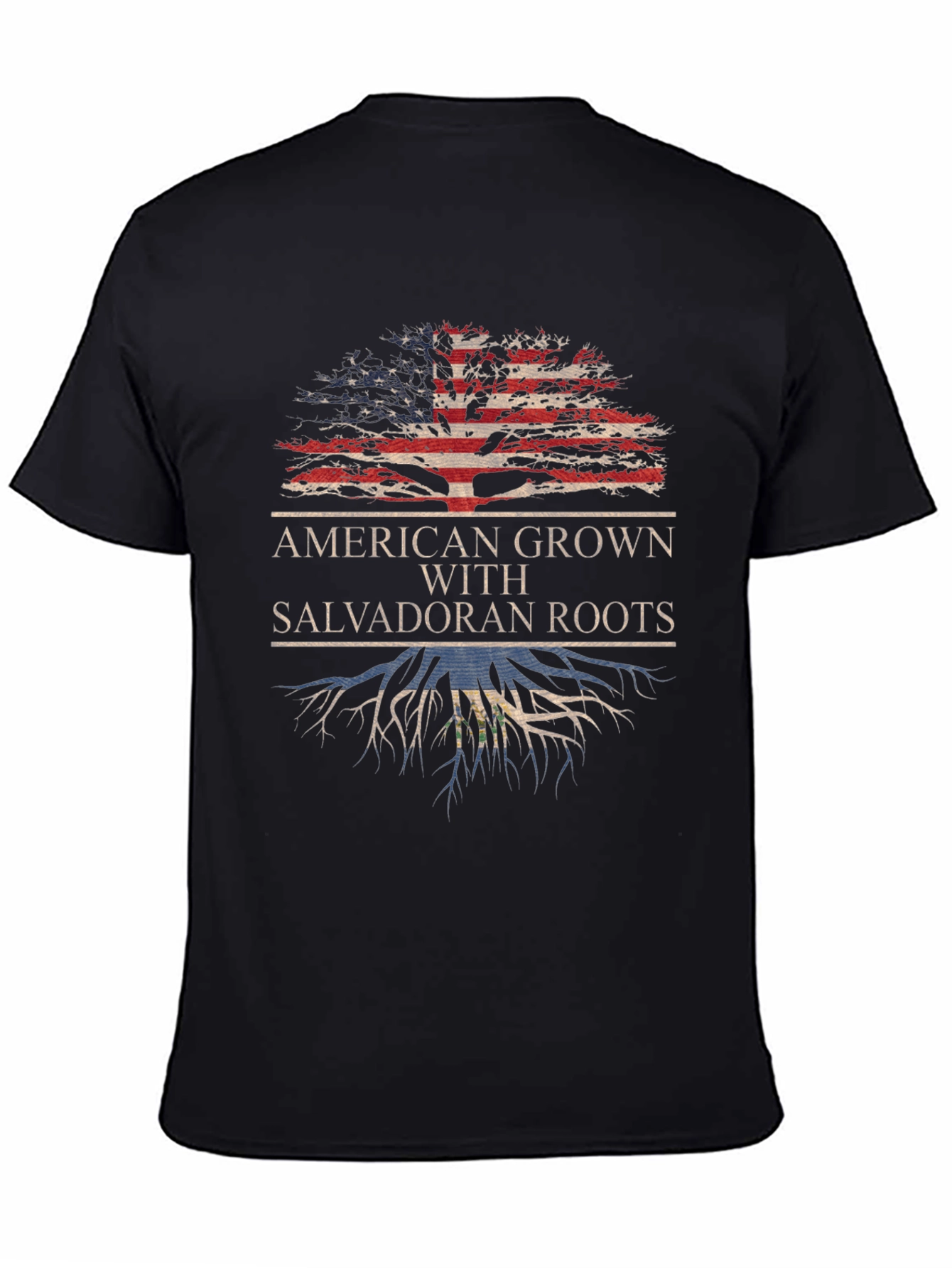 American Grown with Salvadoran Roots Tee